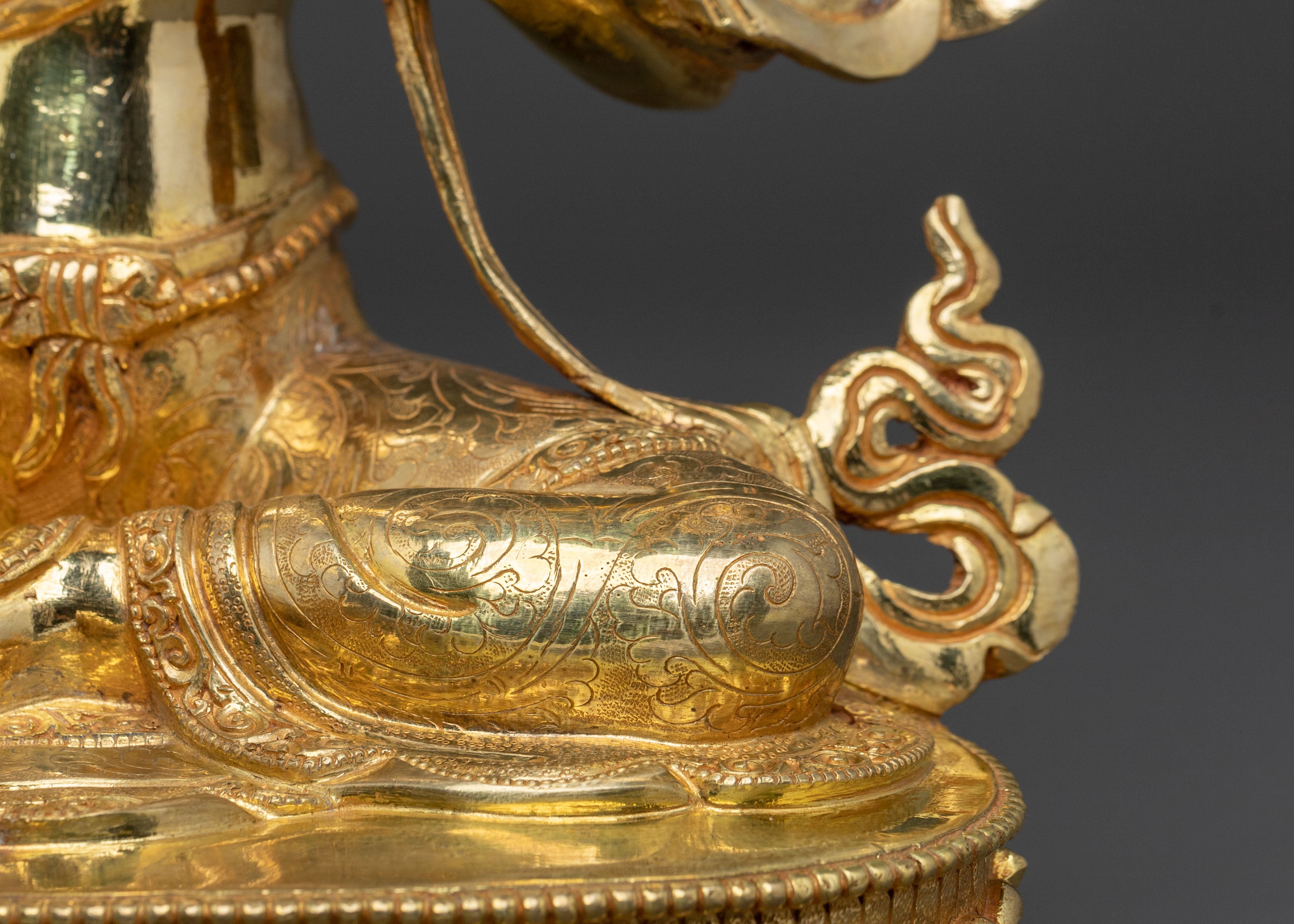 Green Tara Sacred Statue of Swift Protection | Divine Compassion Deity