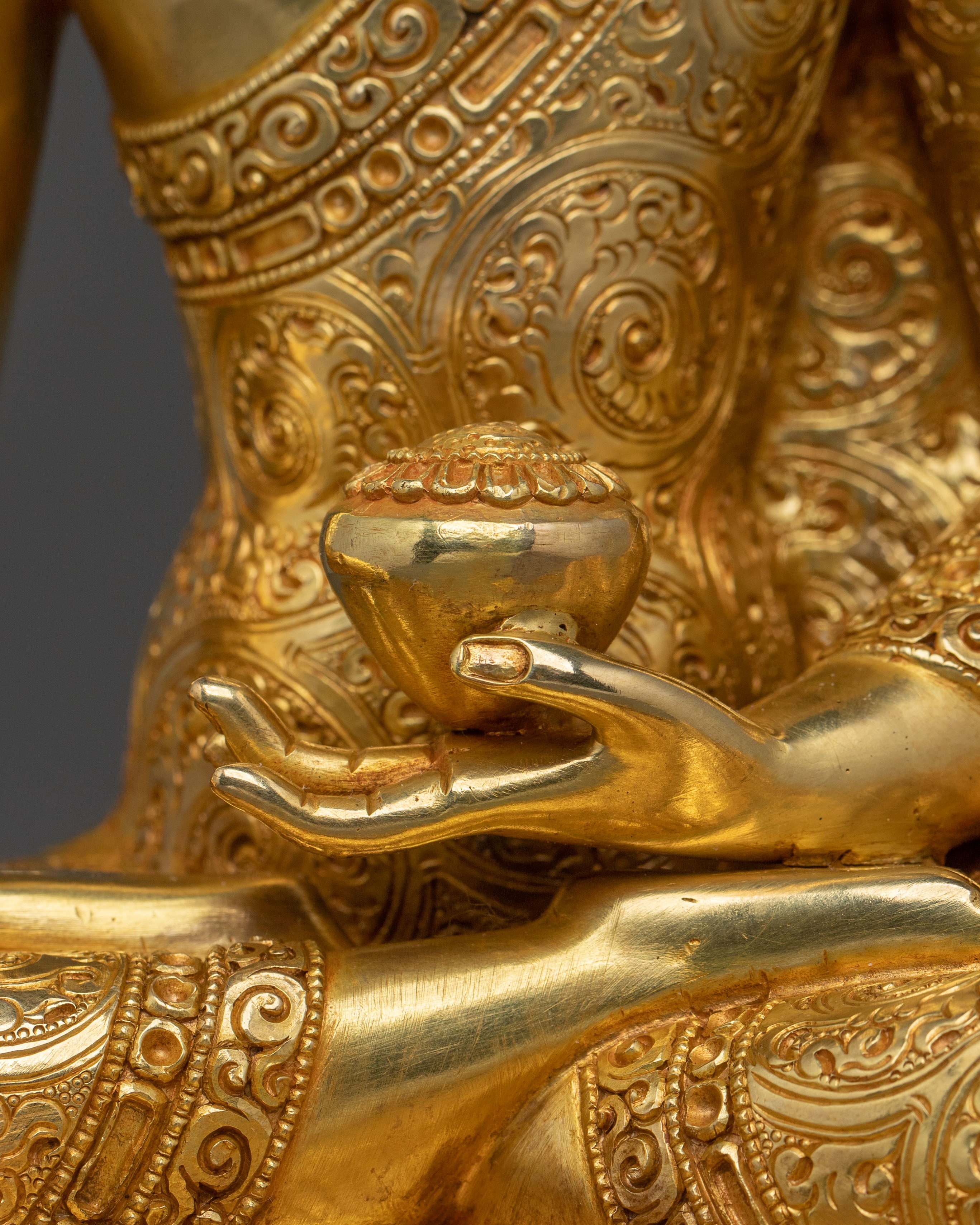 Tibetan Sacred Shakyamuni Buddha Statue | Sacred Altar Decor