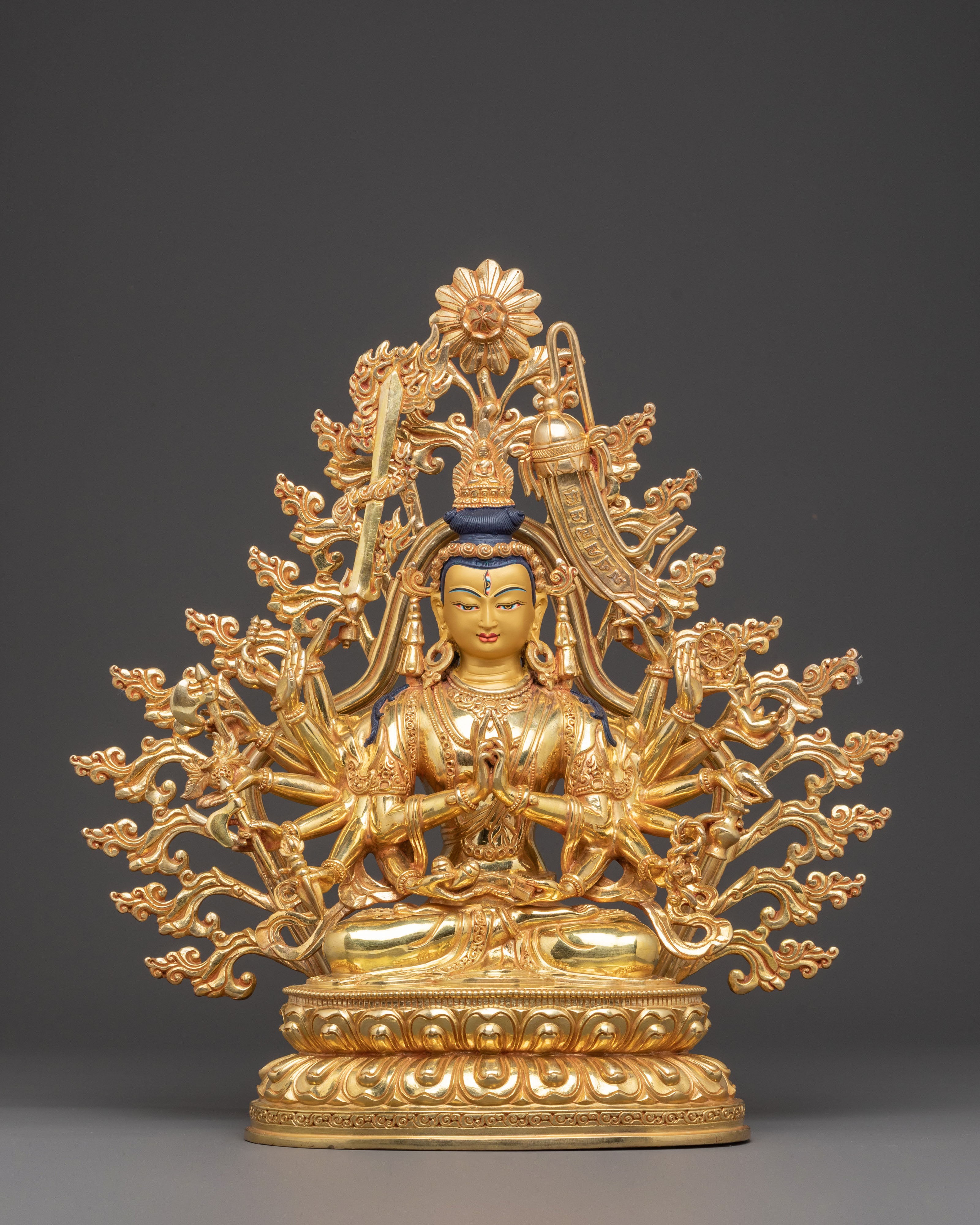 Serene Statue of Bodhisattva Cundi | A Symbol of Universal Compassion