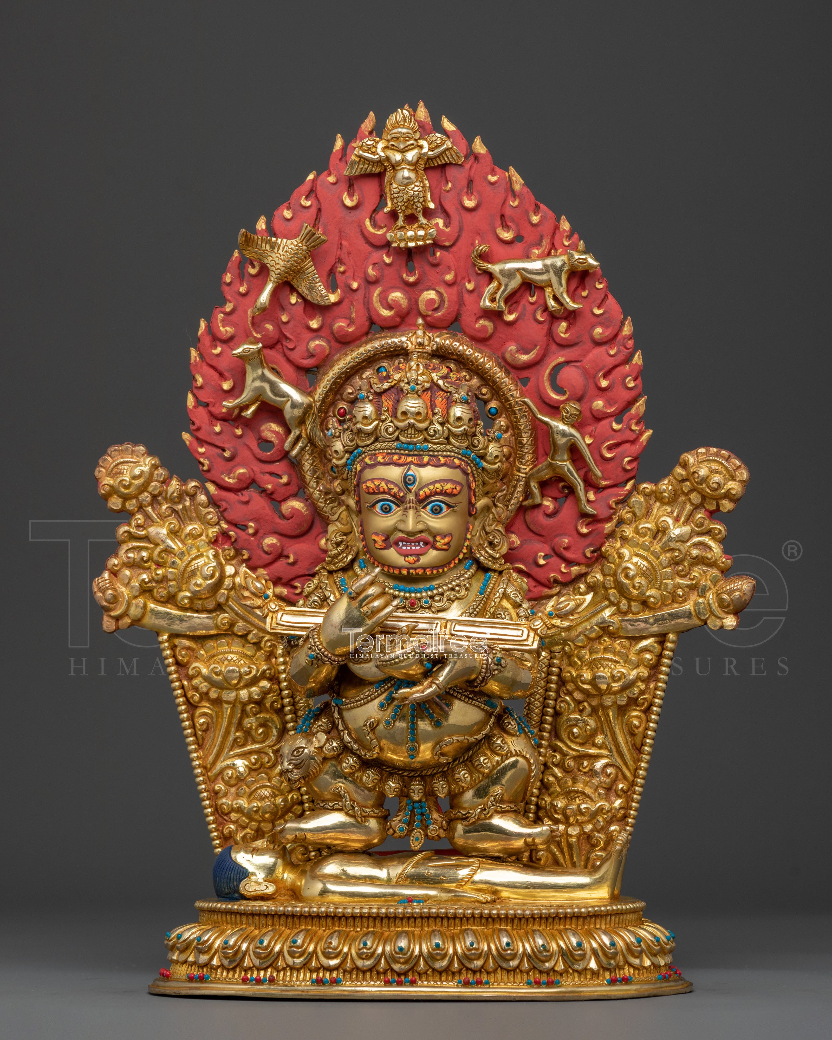 Shaky mahakala Copper Staue