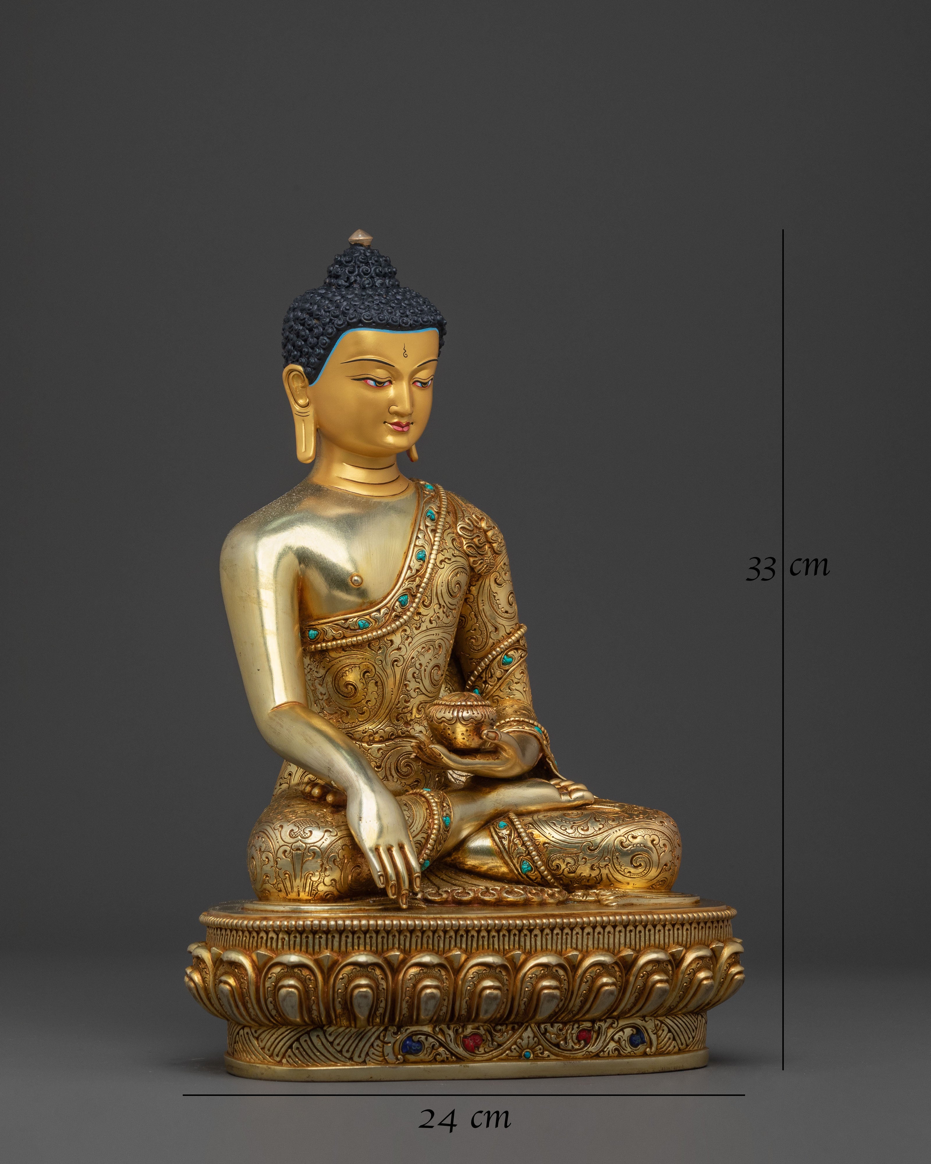Shakyamuni Buddha Altar Statue Decor | Spiritual Home Accent