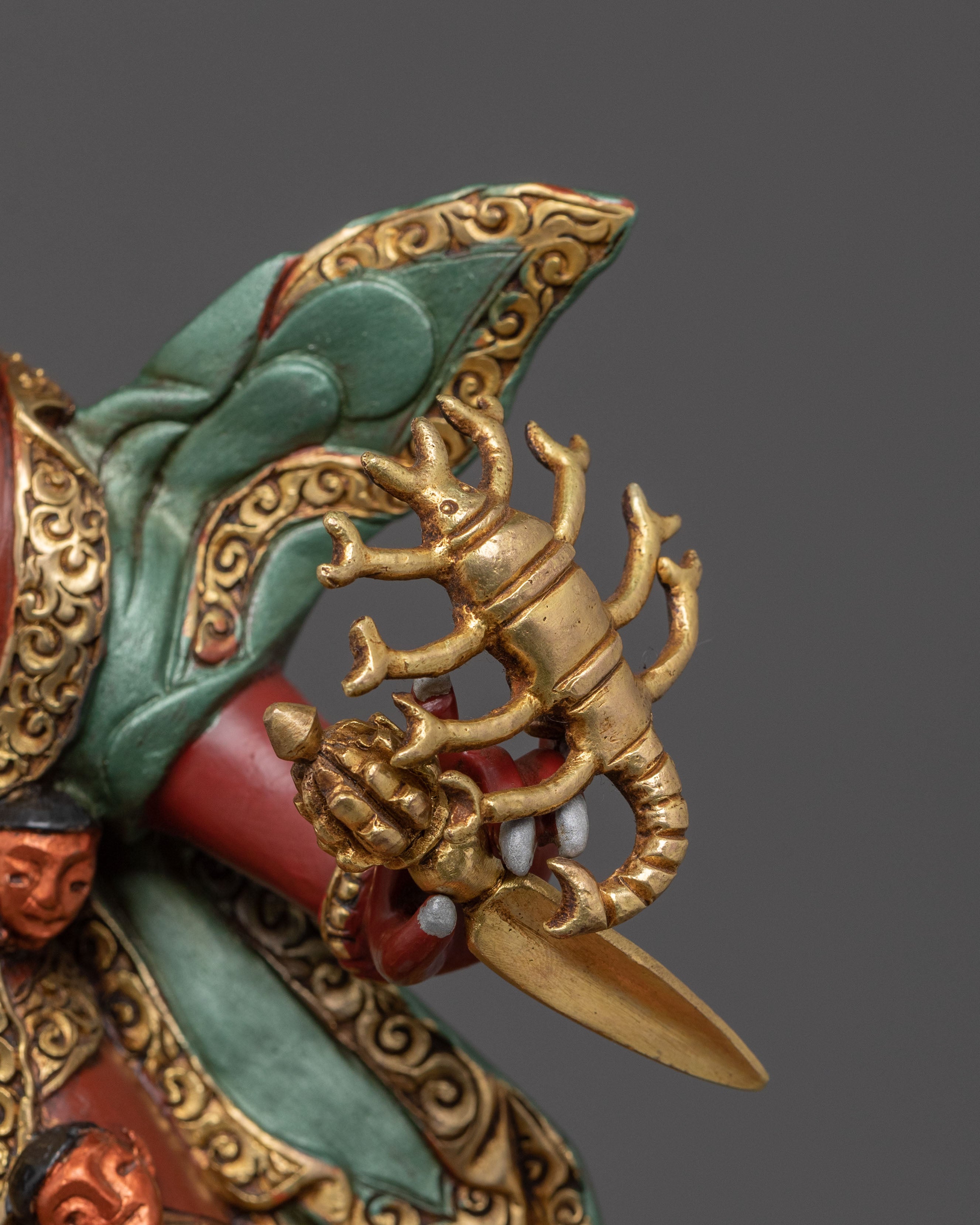 Dorje Drollo Sculpture | Tibetan Protector