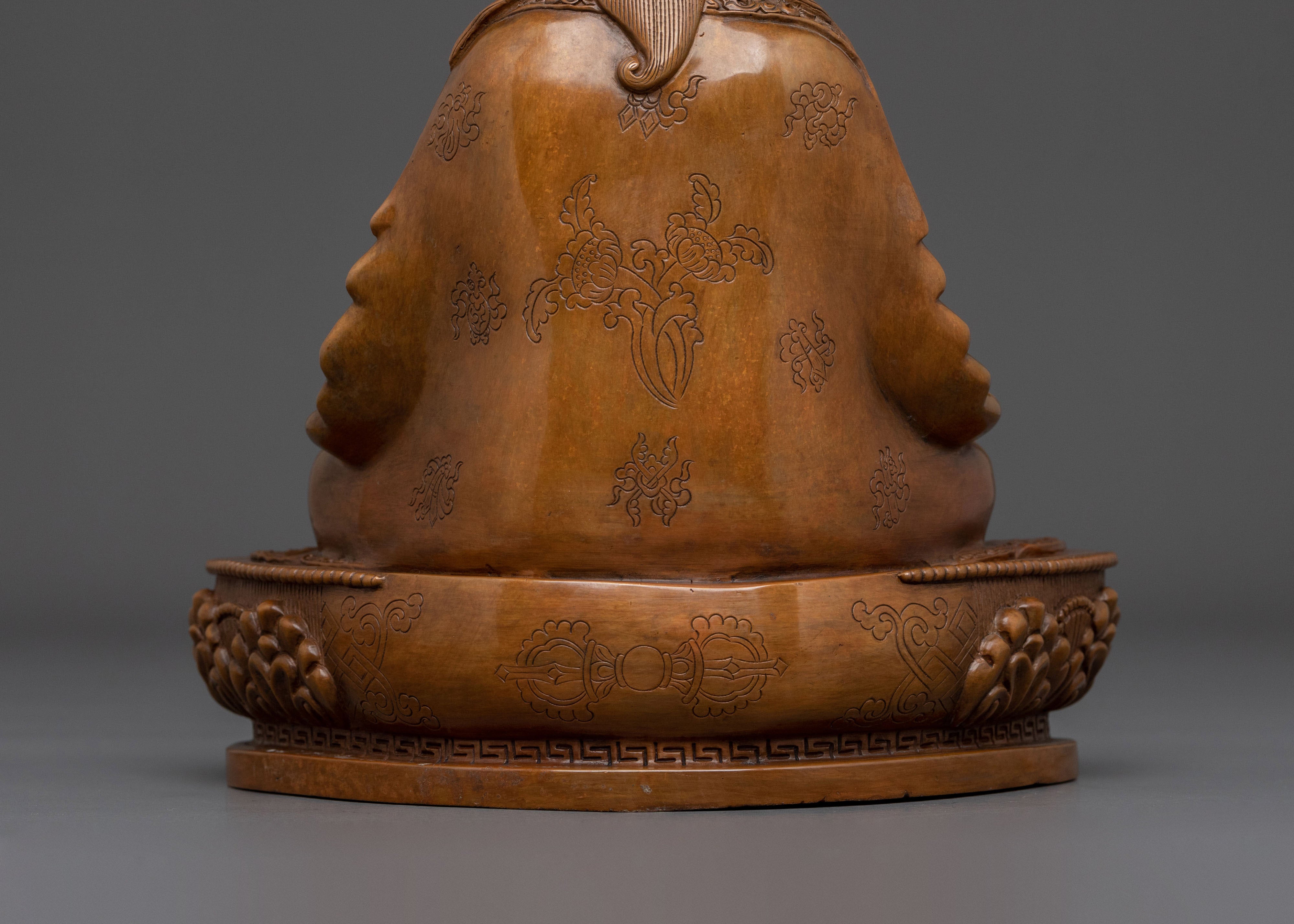Guru Tsokye Dorje Sacred Figurine | Tibetan Buddhist Altar Decor