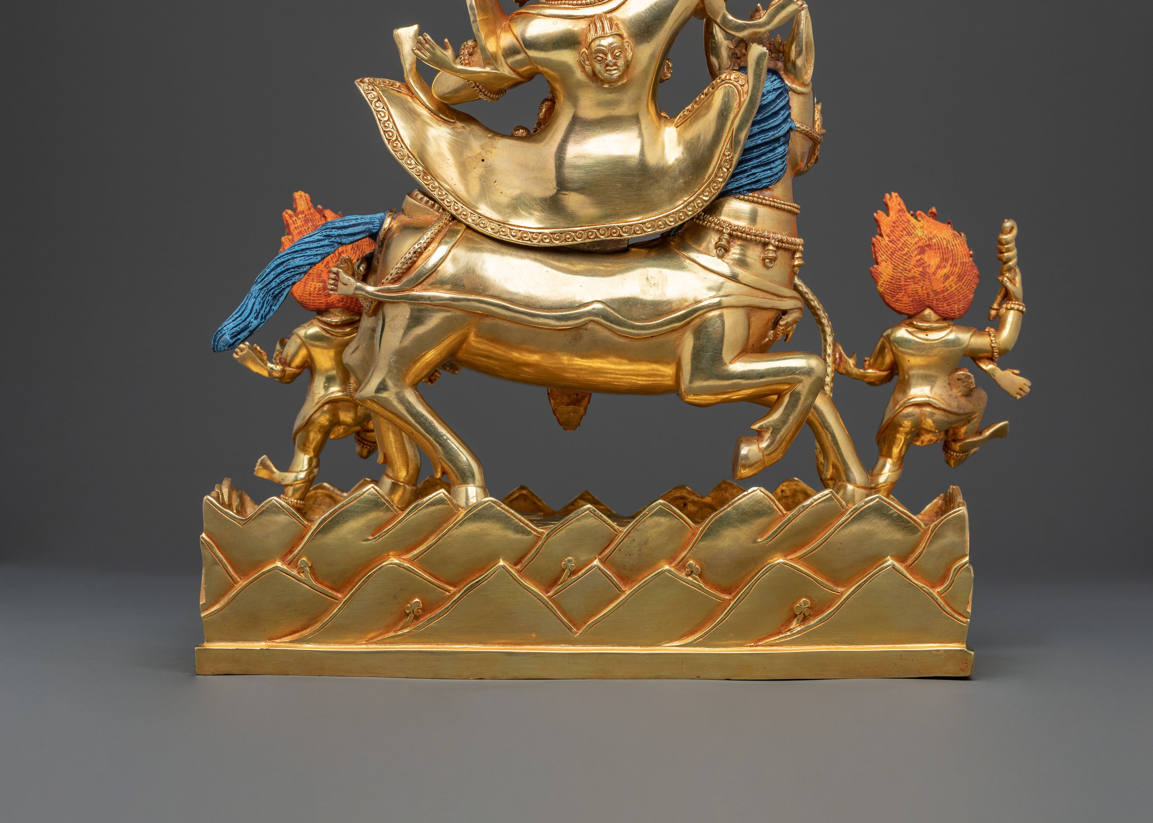 Palden Lhamo Buddhist Figurine | Wrathful Deity of Protection