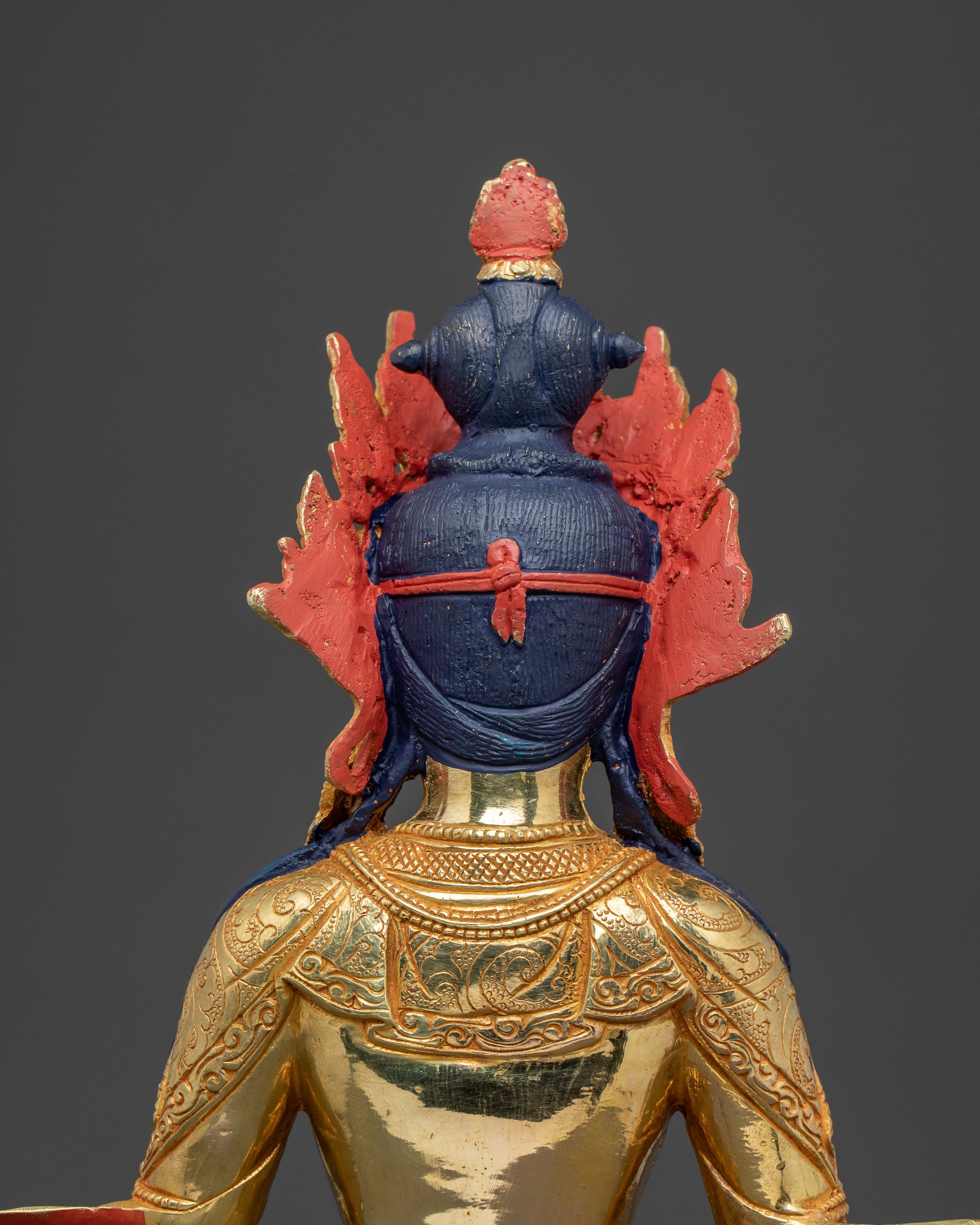 Golden Amitayus Statue | Protector of Long Life