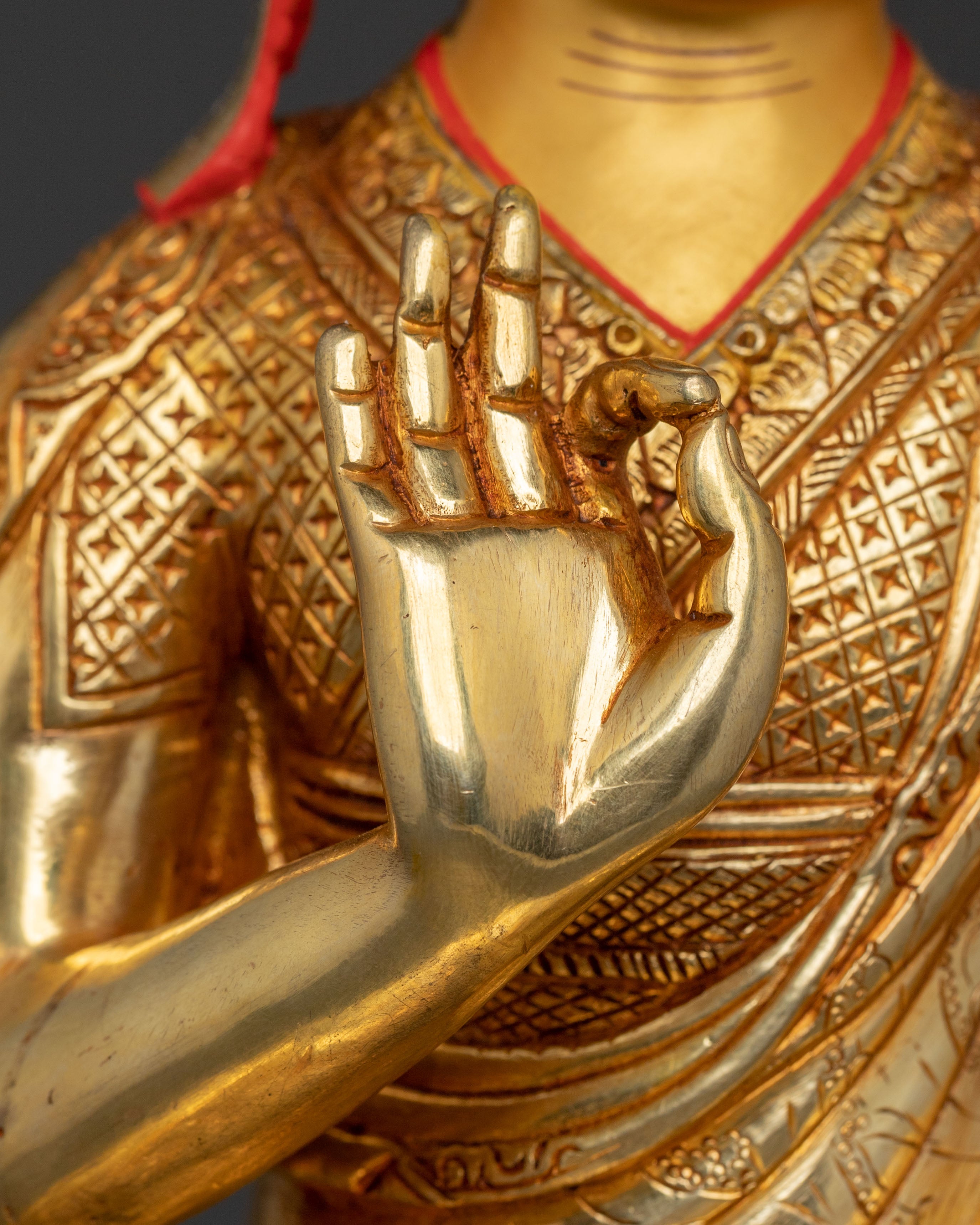 Tsongkhapa Statue with Disciples | Buddhist Master