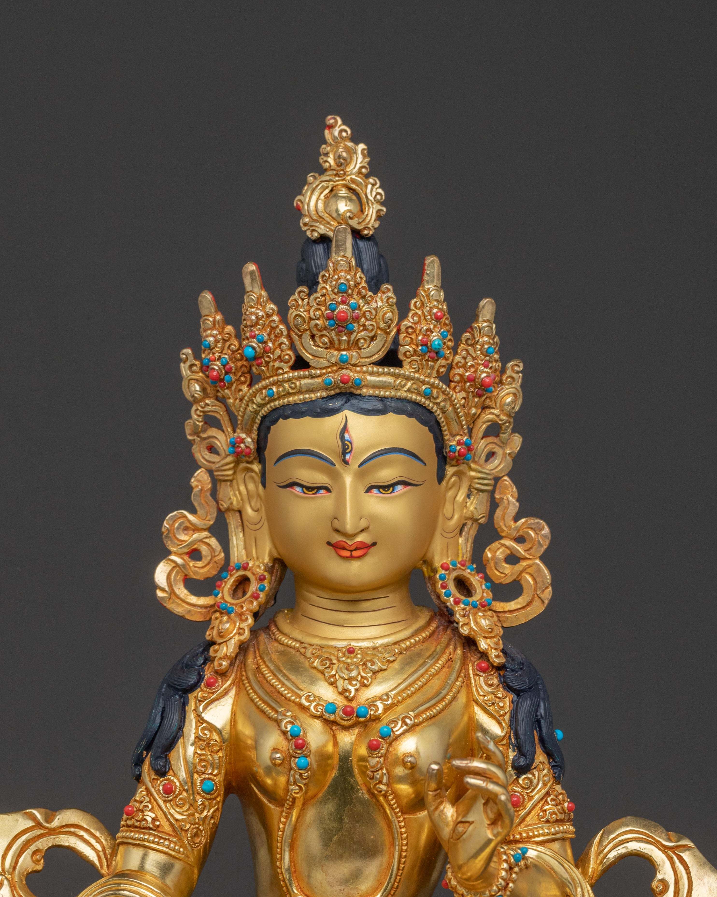 Dukar 24K Gold Gilded Statue | Protection Deity