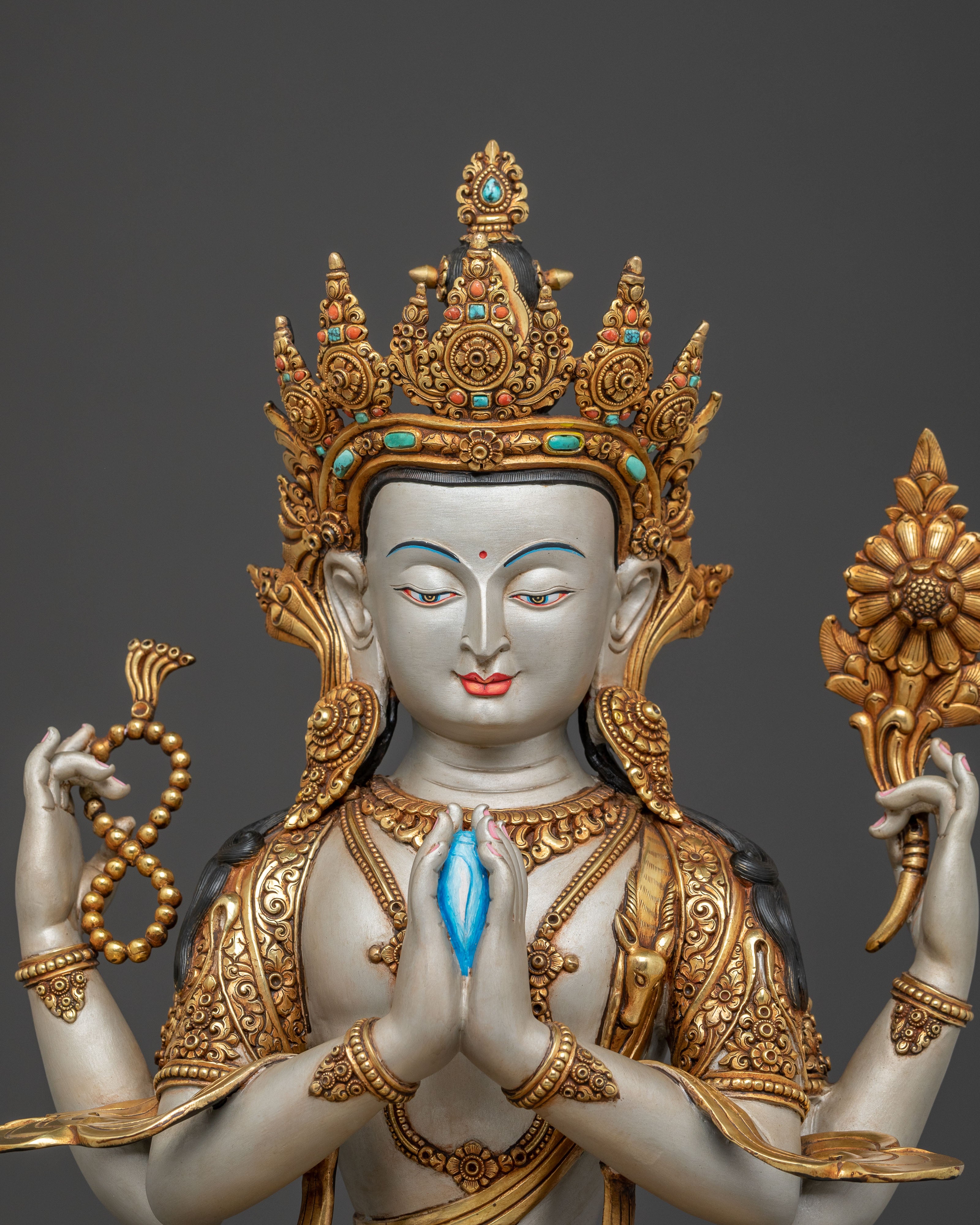 Avalokiteshvara Spiritual Figure for Altar Home Decor