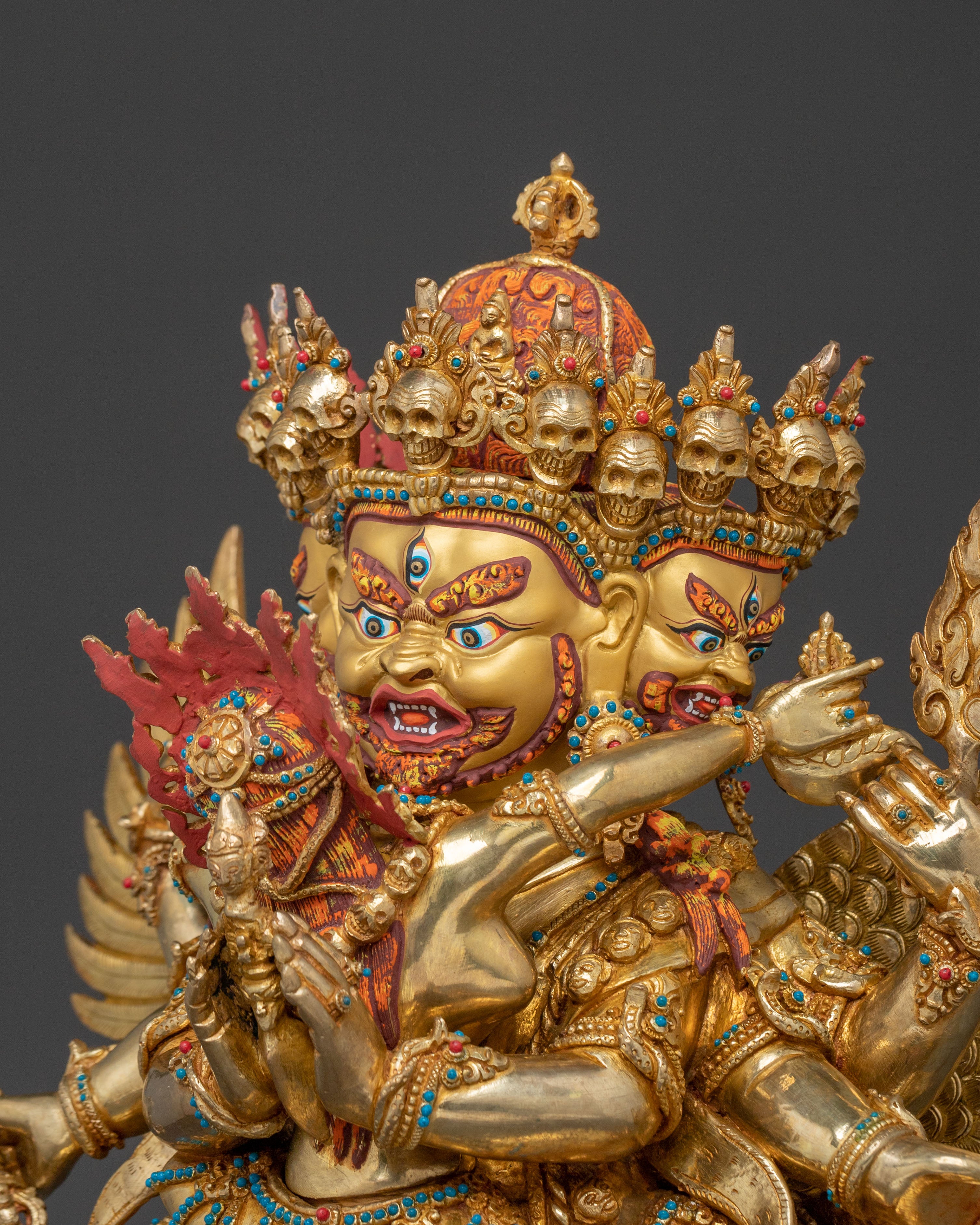 Vajrakilaya Sacred Statue | Wrathful Deity of Purification and Power