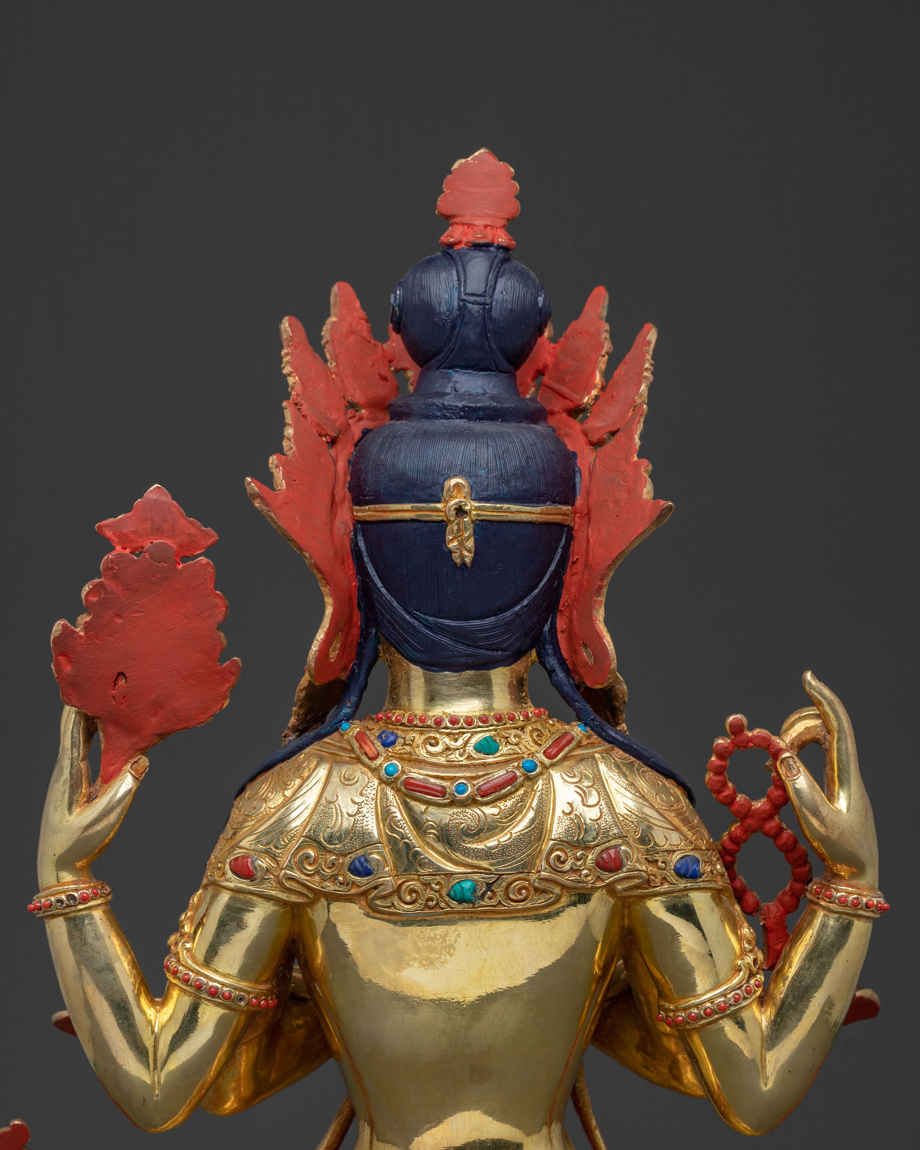 Four-Arms Chenrezig Compassion Statue | Sacred Icon