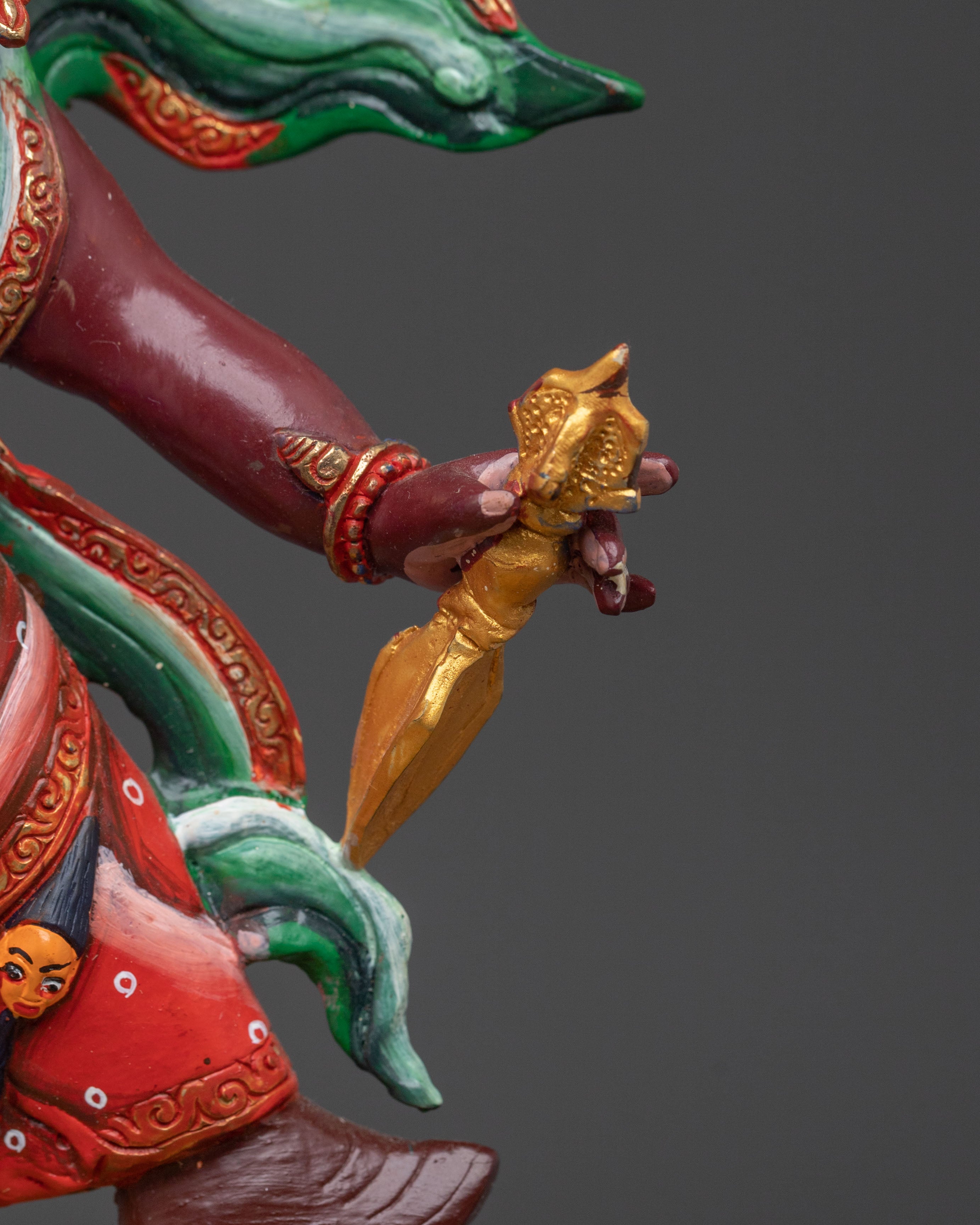 Fiery Dorje Drollo Statue | Buddhist Home Decor