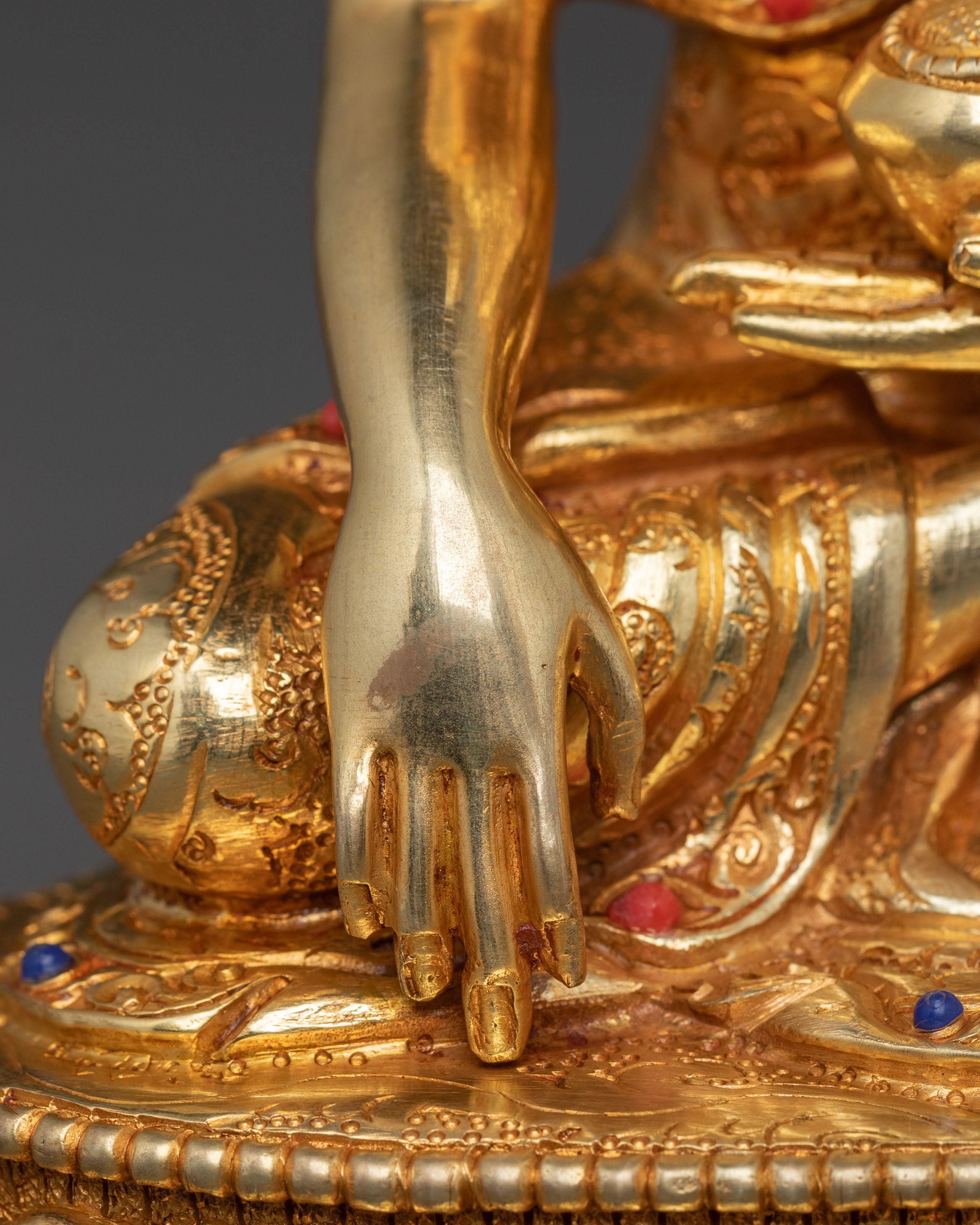 Shakyamuni Buddha: 24K Gold Gilded Serenity