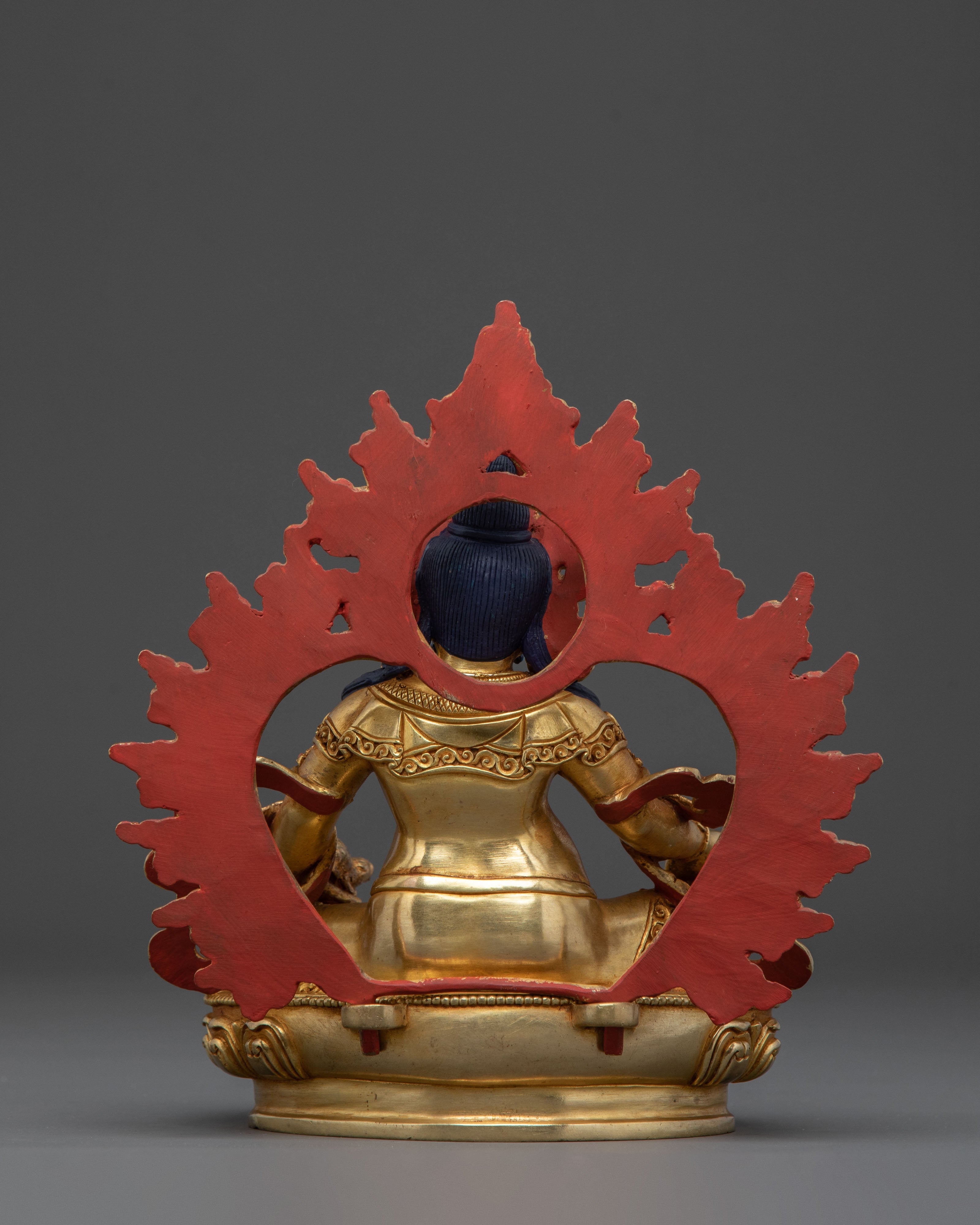 Guardians of Wealth and Prosperity Dzambhala | 24K Gold Gilded Sculpture