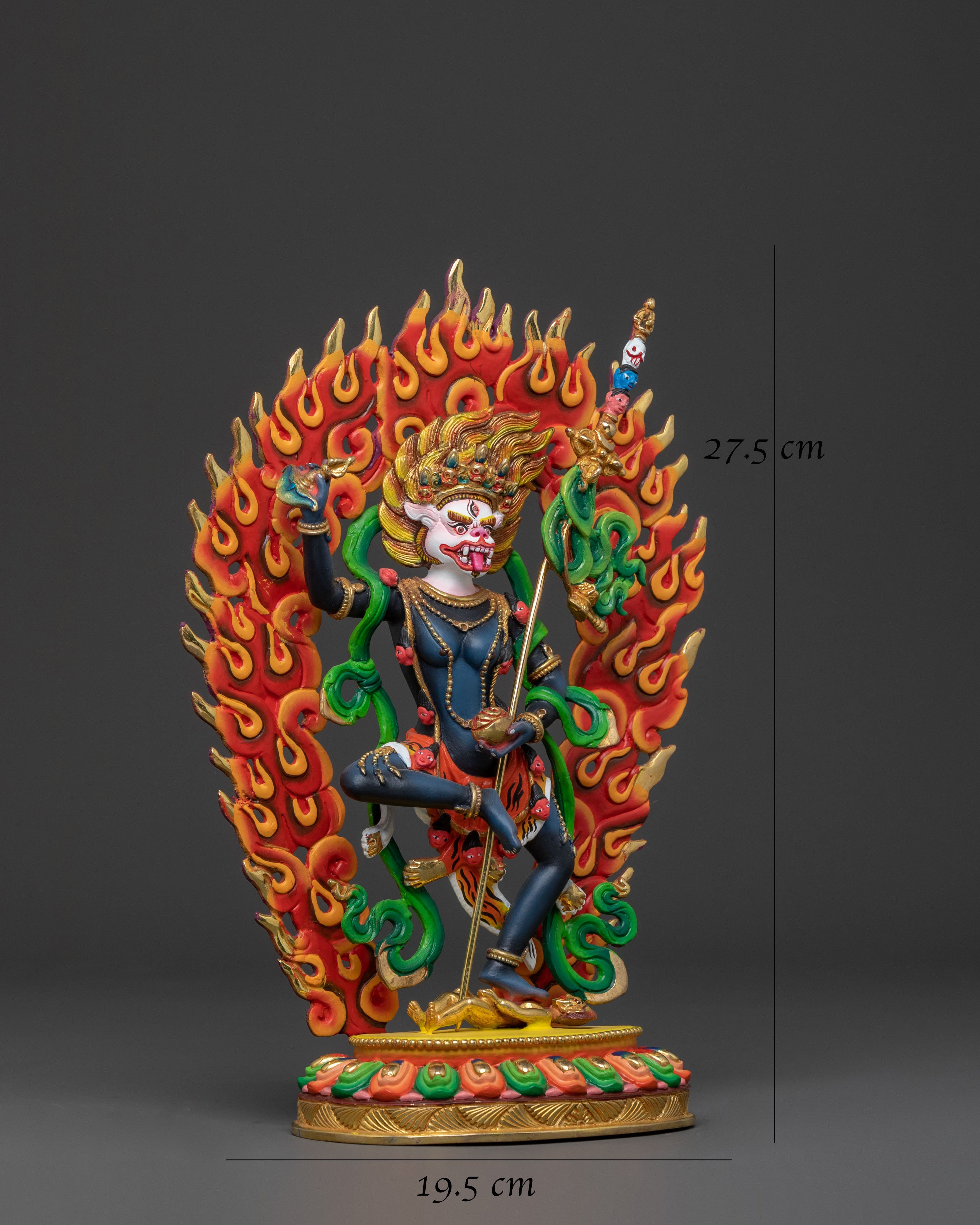 Lion Faced Simhamukha Statue | Fierce Wisdom