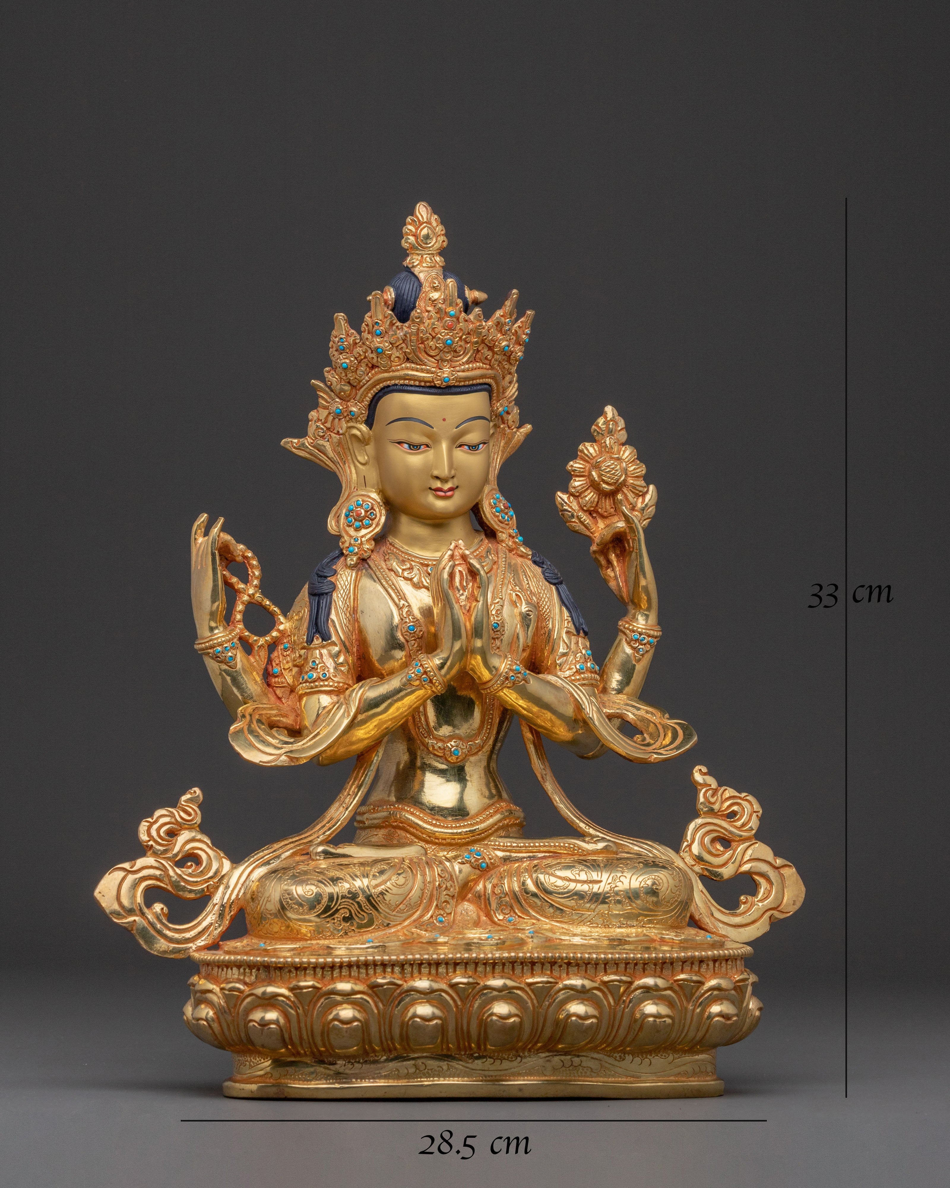 Chenrezig Sacred Statue | Radiant Compassion
