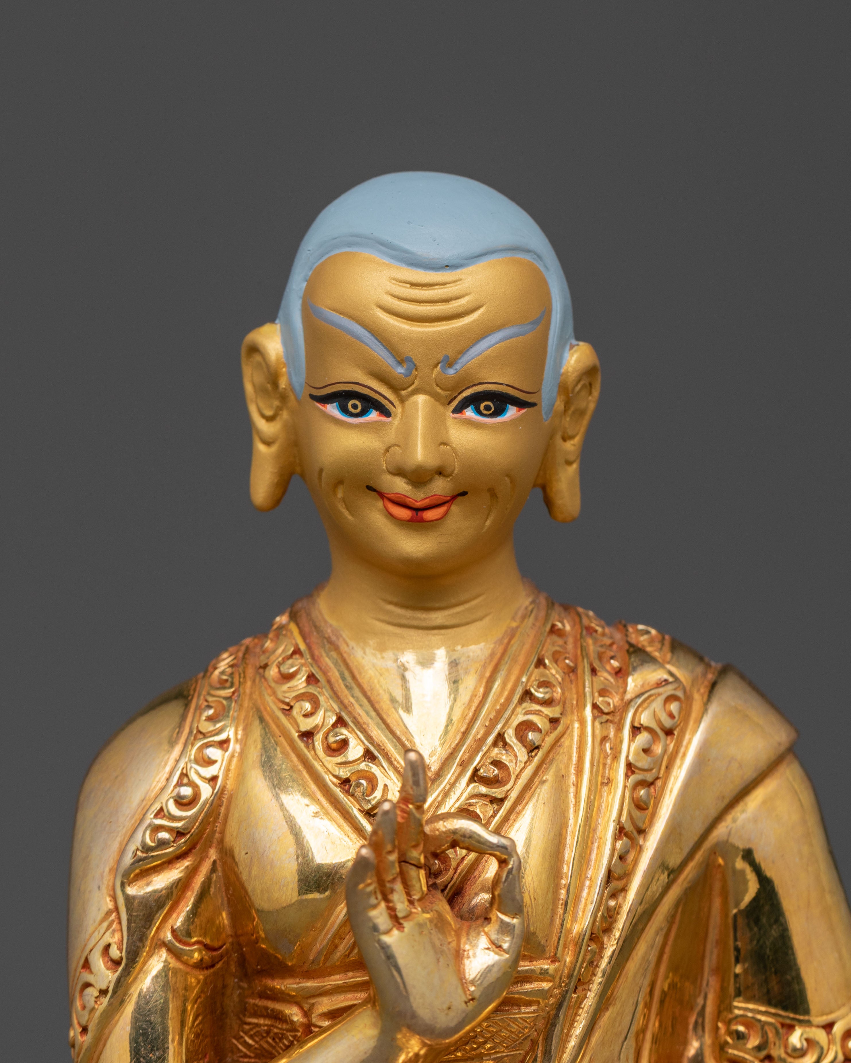 Tsongkhapa with Disciples Statue Set