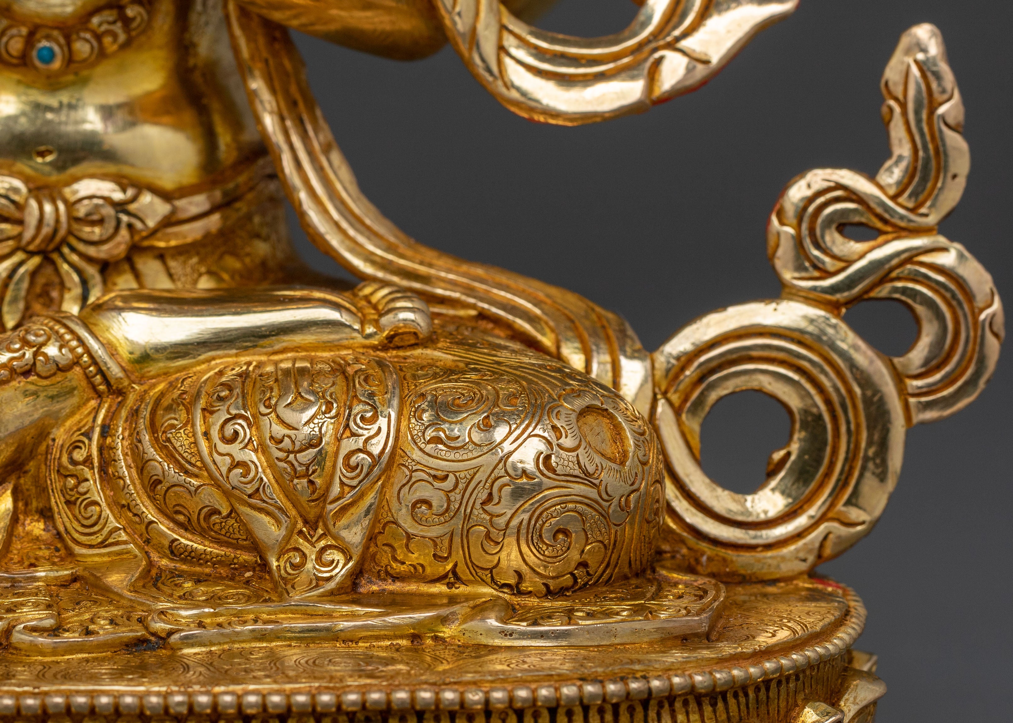 Chenrezig Sacred Statue with Copper Body | Spiritual Power and Protection