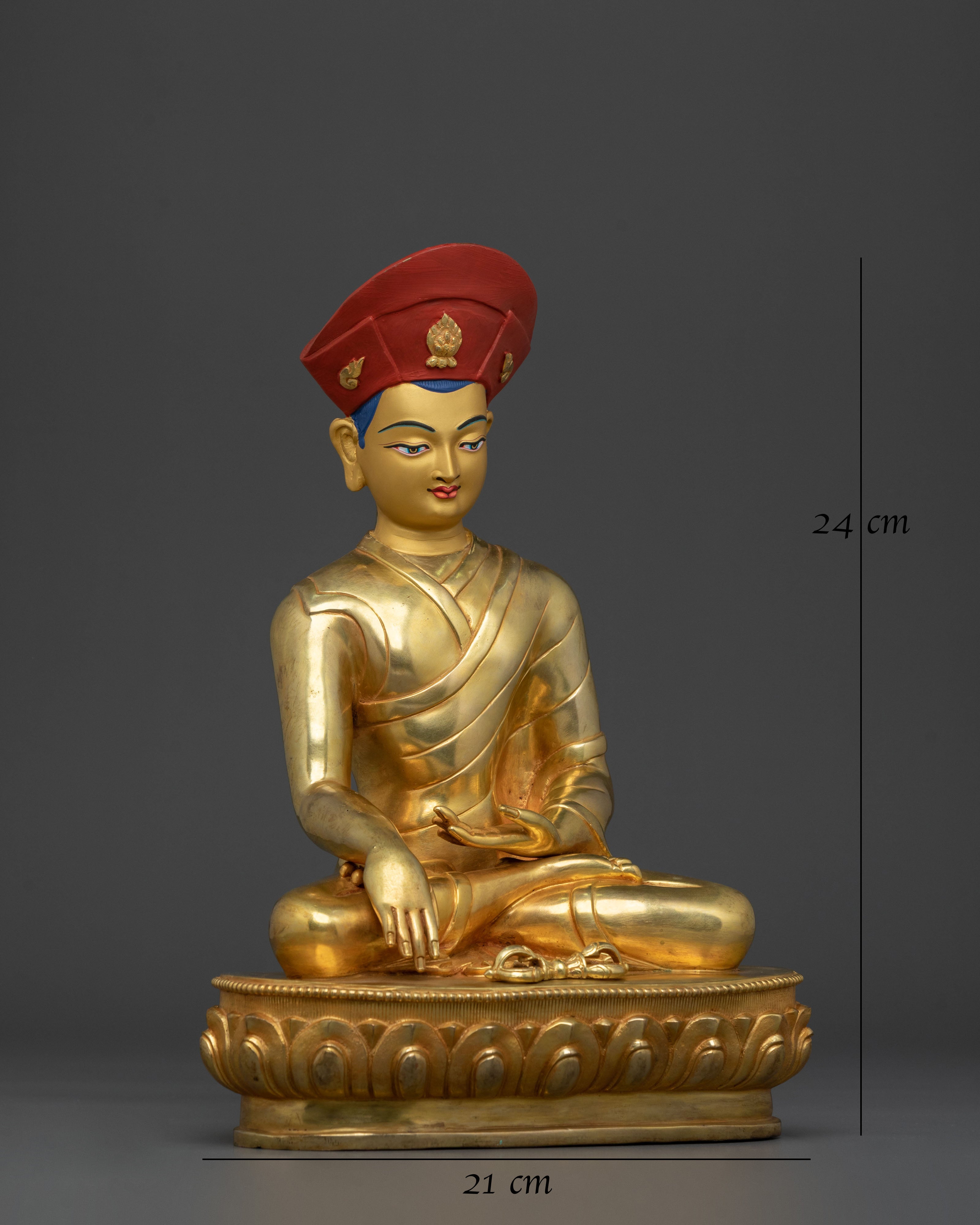 Traditional Jigten Sumgon Statue | Meditation Decor