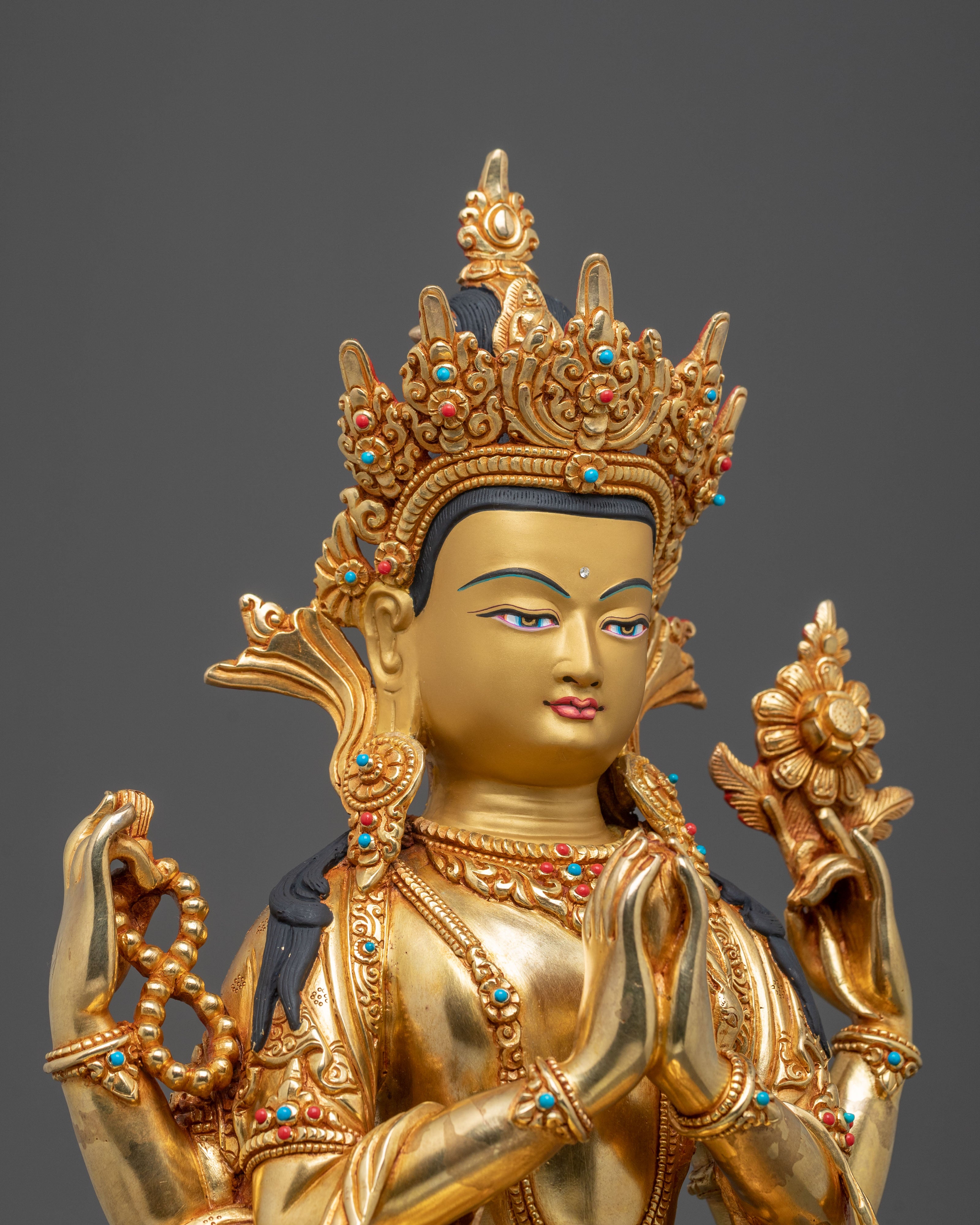 Chenrezig Statue: Bodhisattva of Infinite Compassion