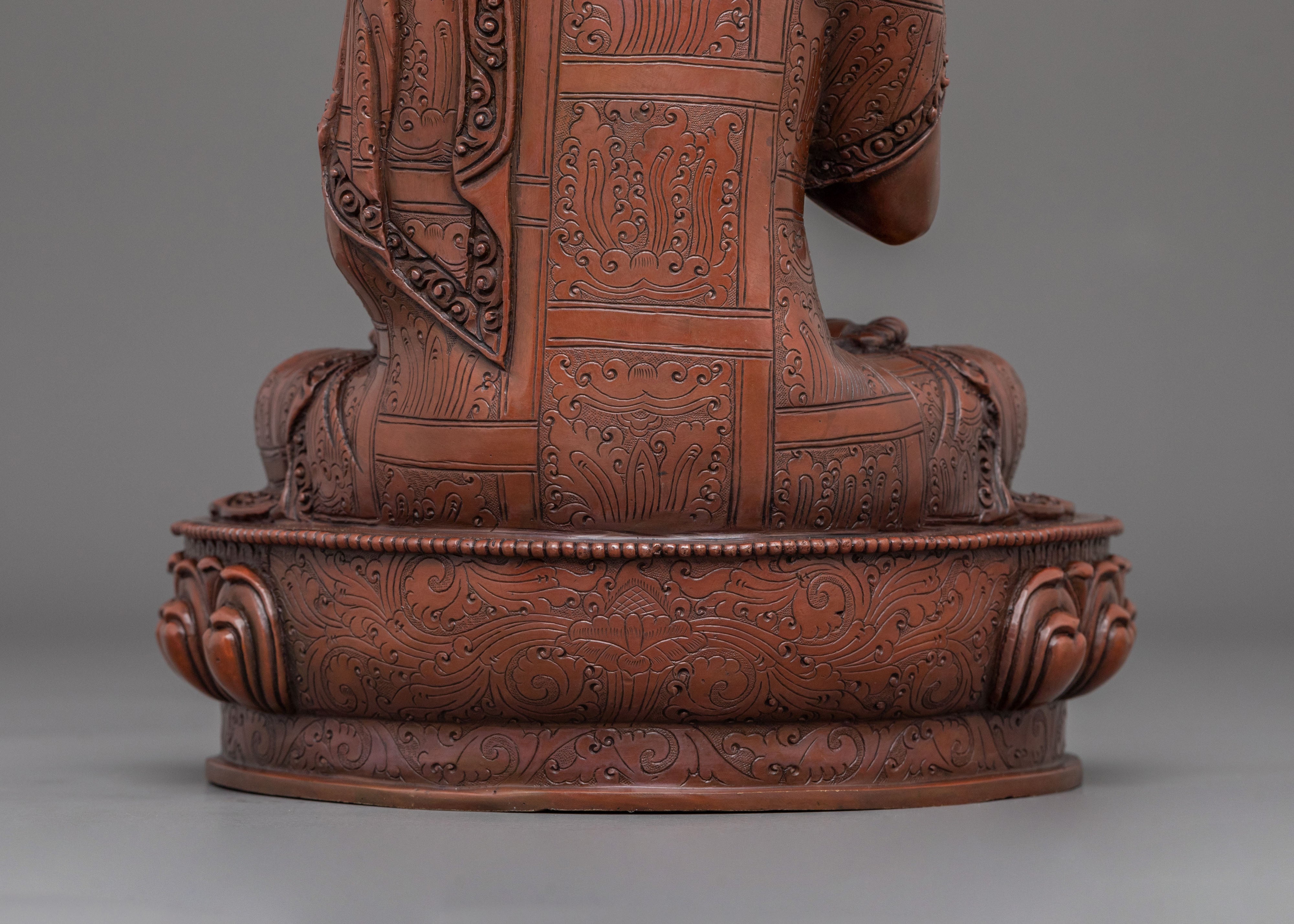 Handcrafted Disciples Figurine of Tsongkhapa | Home Decor