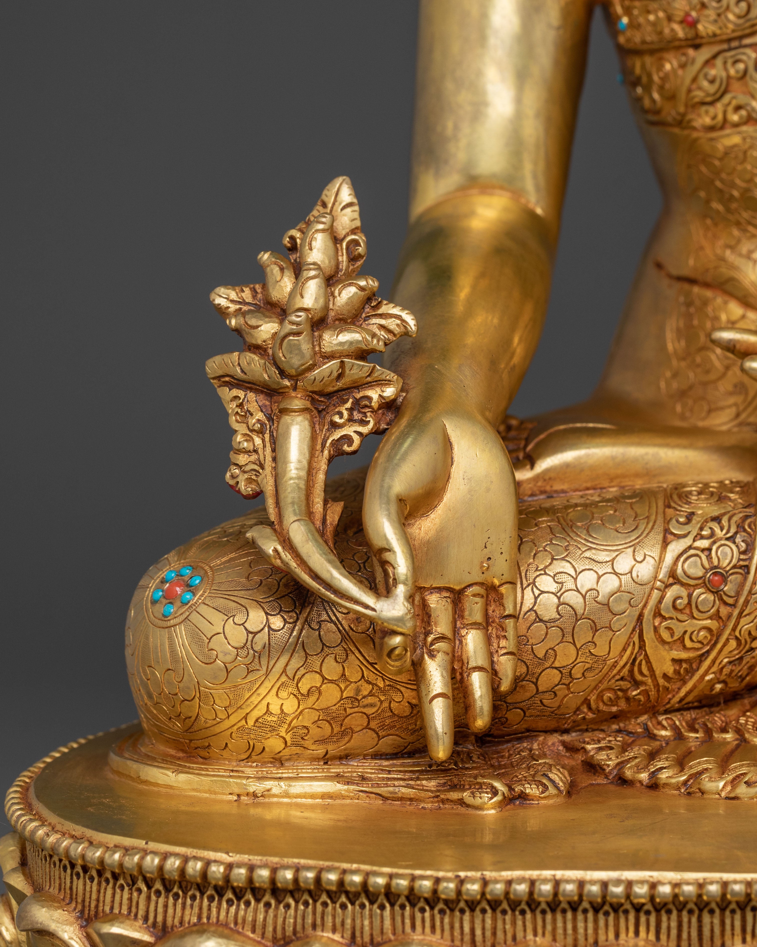 Sacred Medicine Buddha Health Statue | Buddhist Meditation Decor