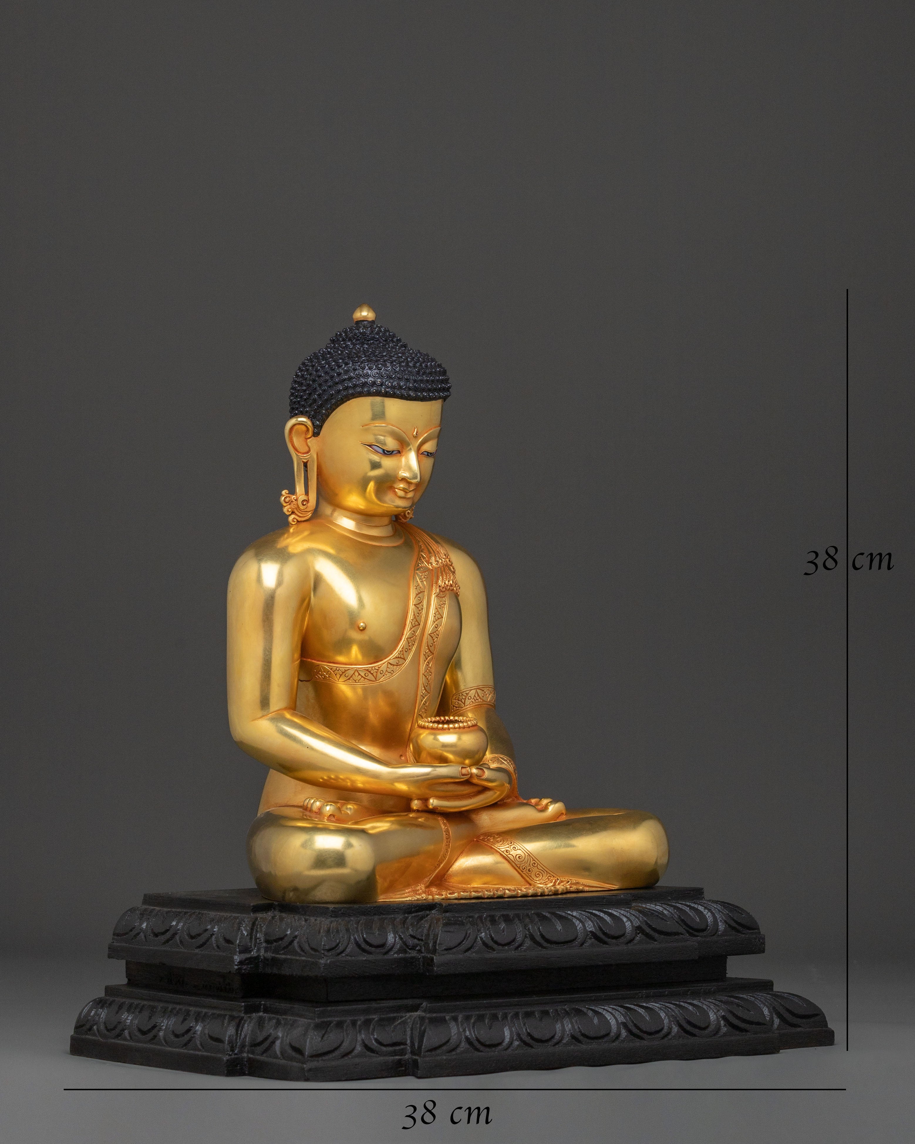 Handcrafted Amitabha Buddha Spiritual Statue for Decor
