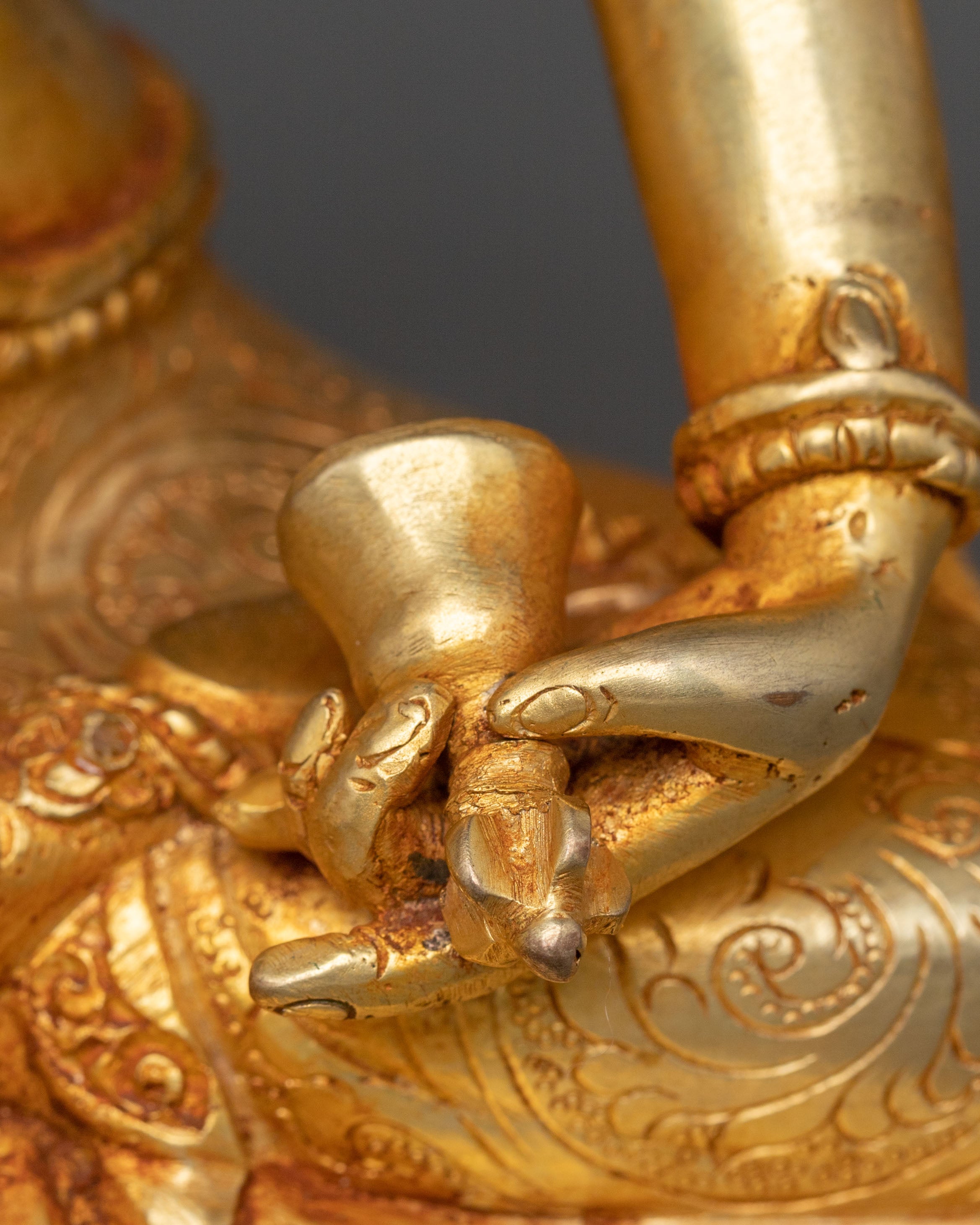Maha Vajrasattva | 24K Gold Gilded Sculpture