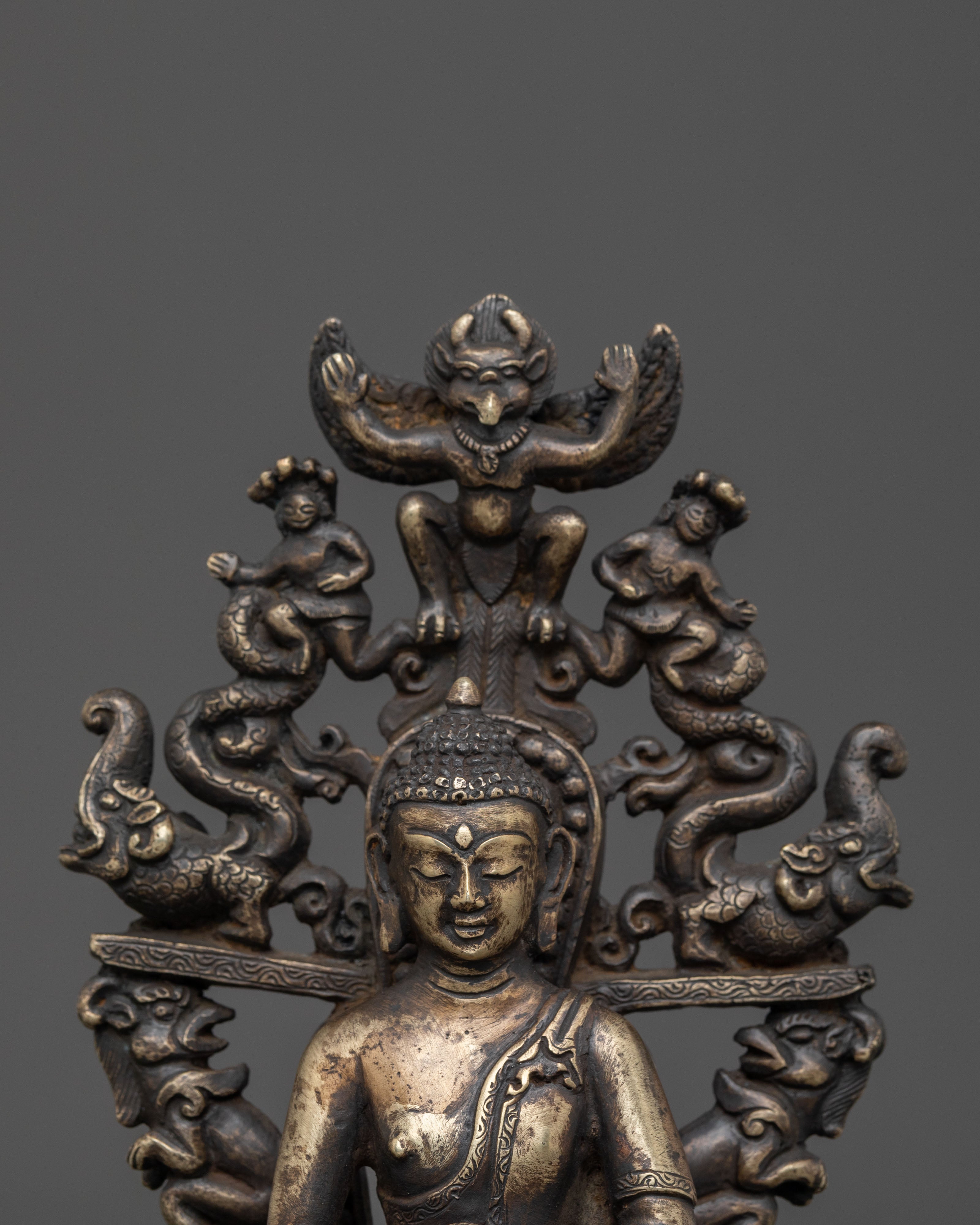 Amitabha Buddha Bronze Meditation Statue