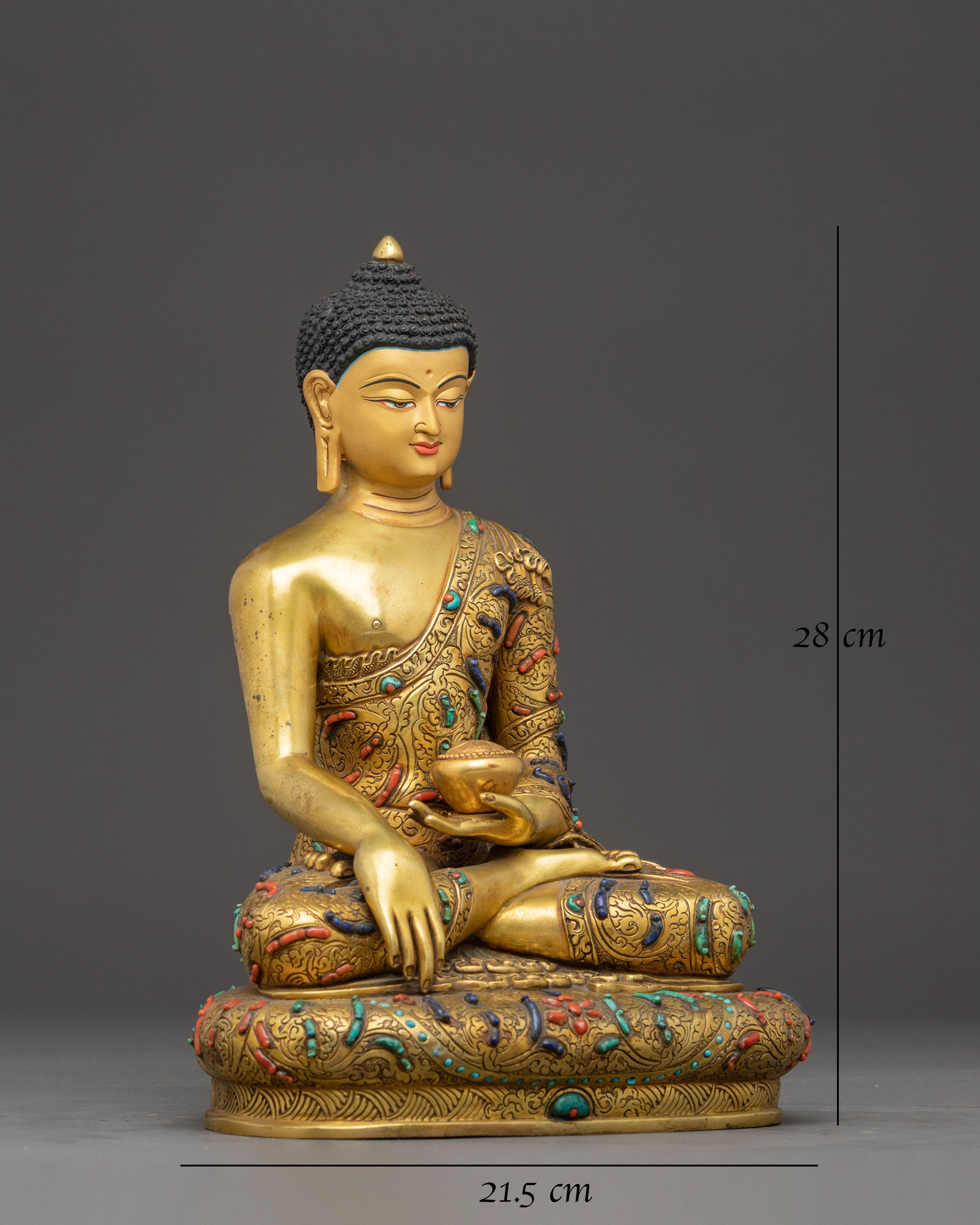 Handcrafted Buddha Shakyamuni Sculpture | Enlightened Sage of the Shakya Clan