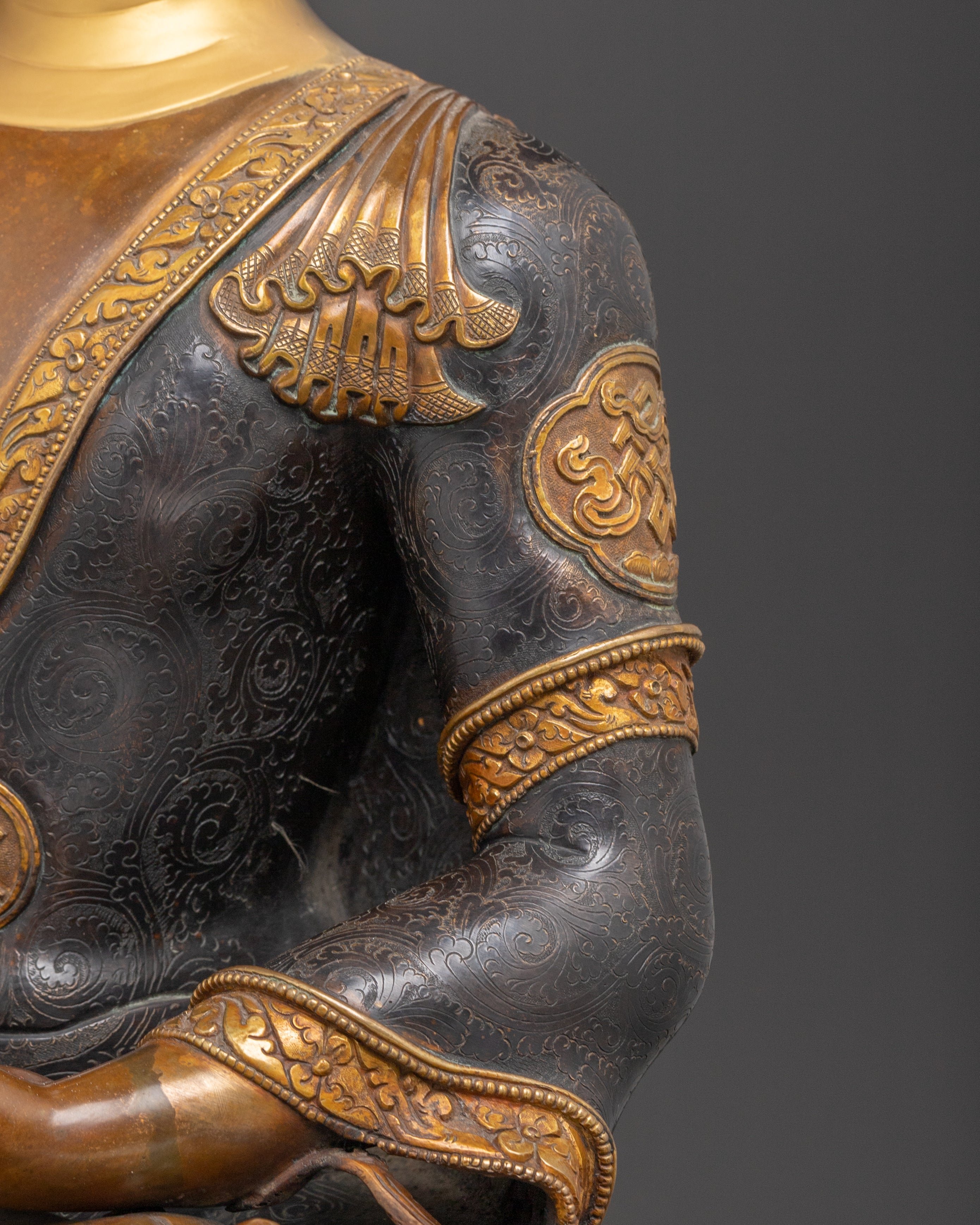 Handcrafted Copper Statue of Shakyamuni Buddha | Historical Buddha