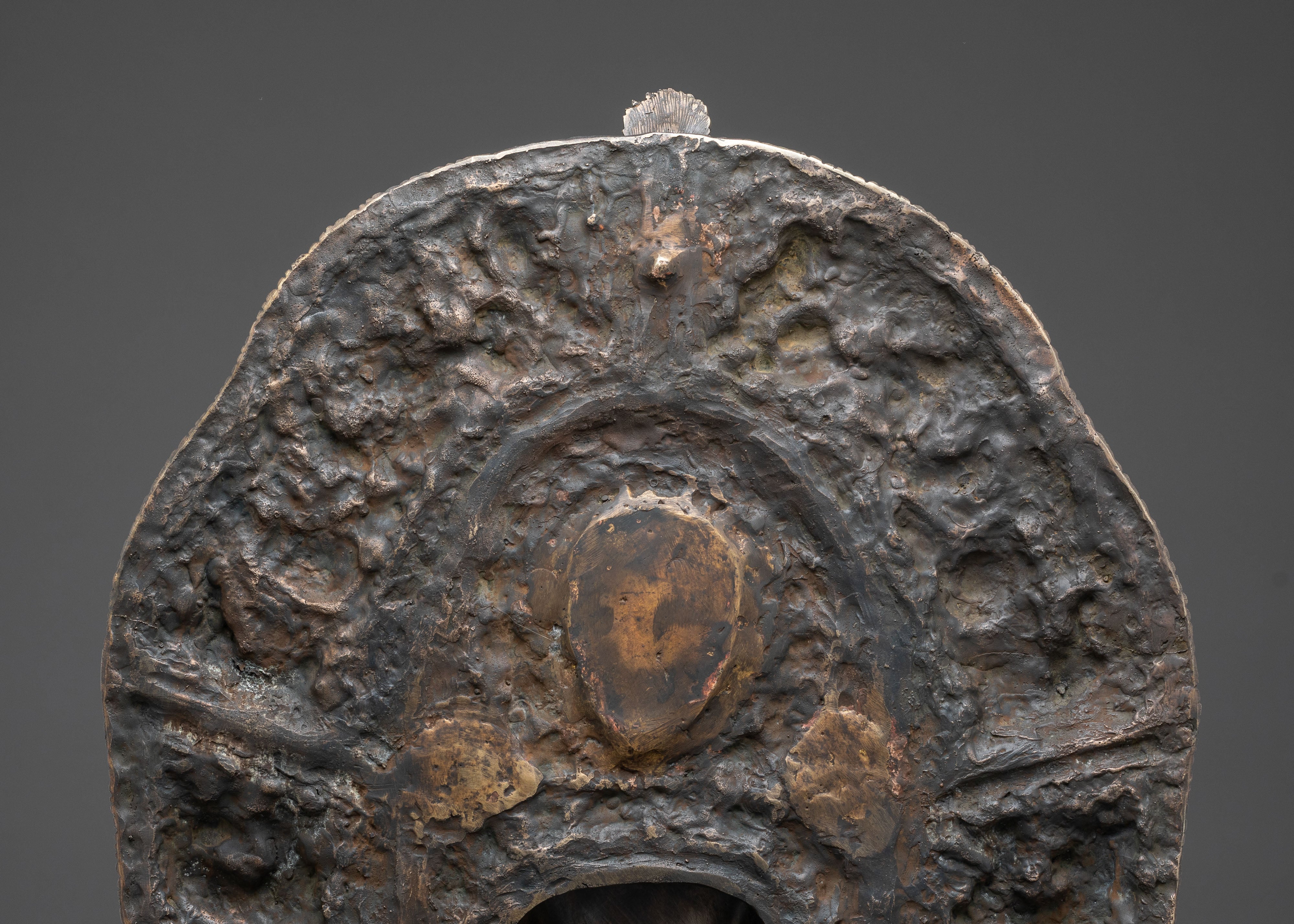 Green Tara Statue | Bronze Figure with Wooden Base