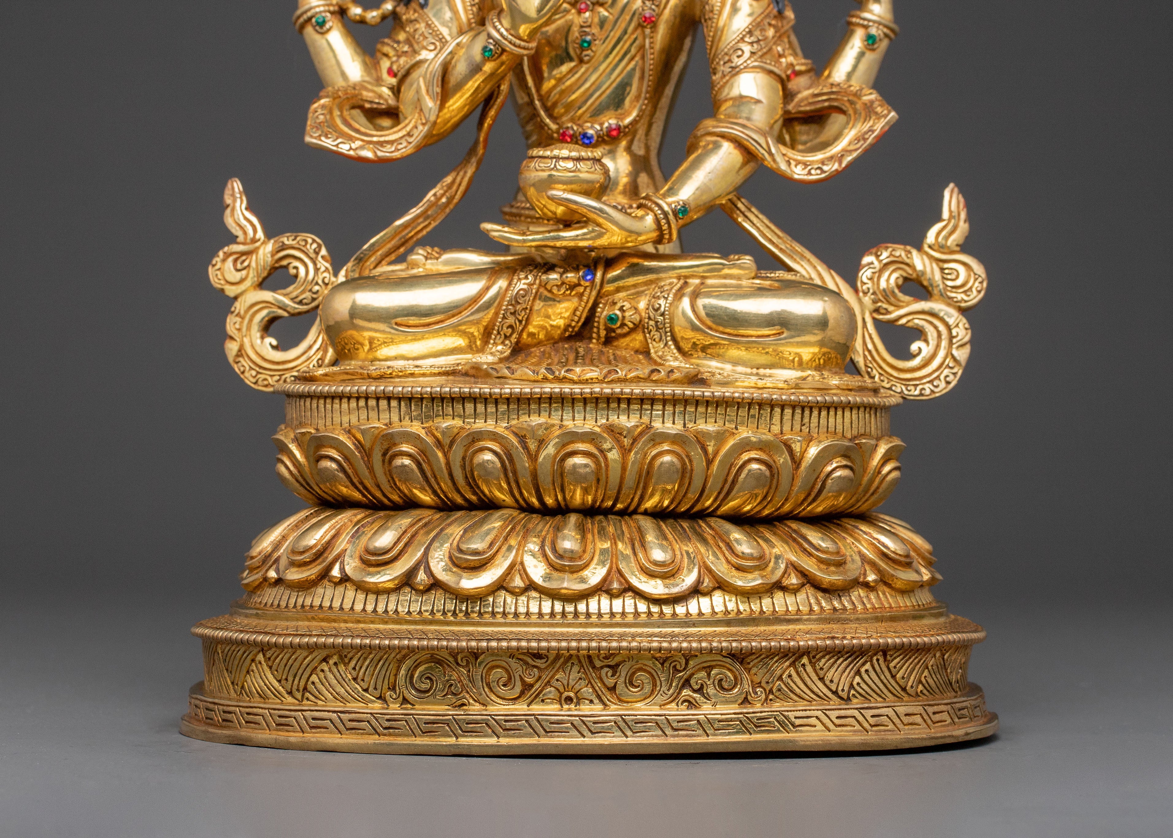 Golden Prajnaparamita Statue | Meditational Decor