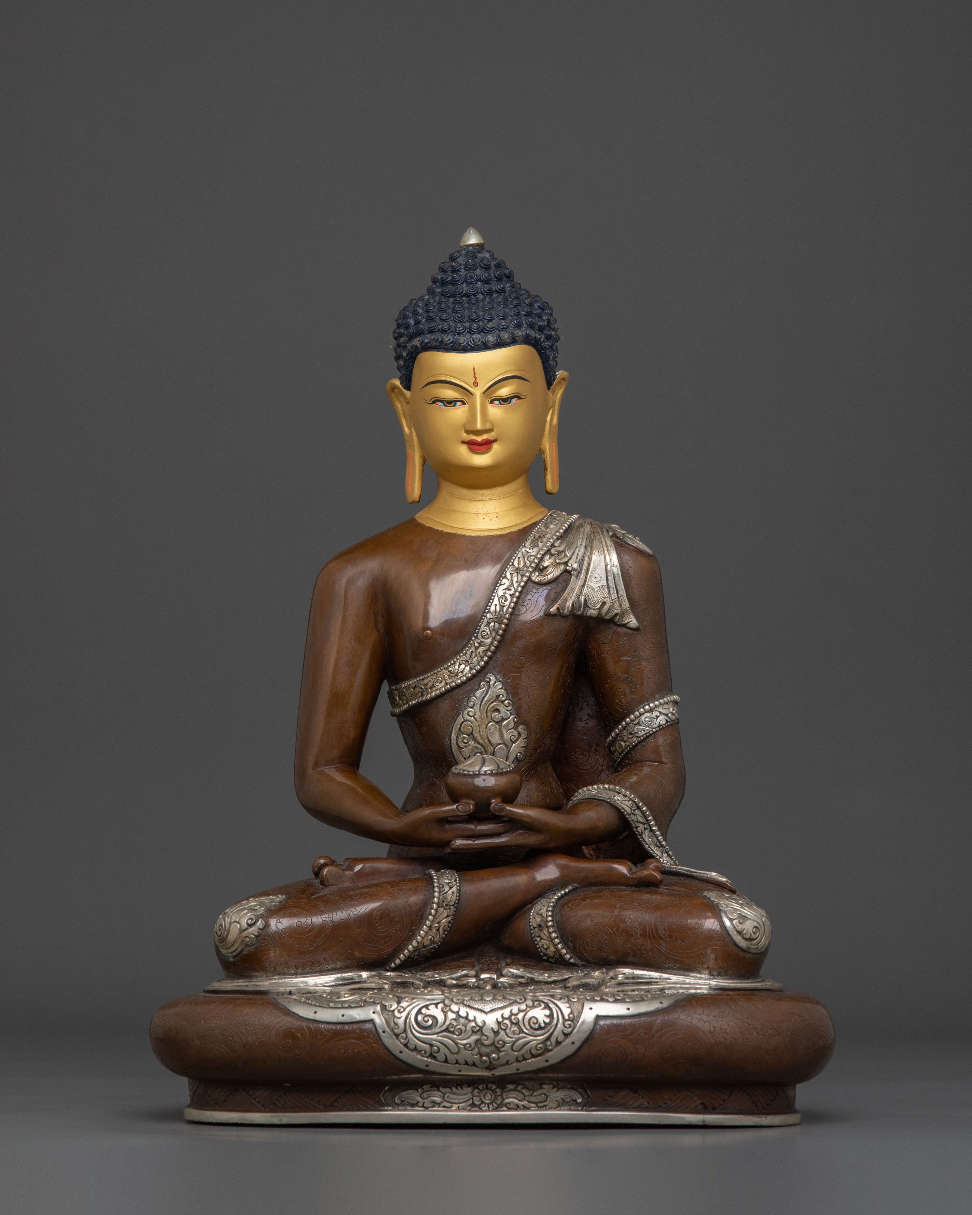 Pure Land Buddha Amitabha Sacred Sculpture | Buddha of Infinite Light