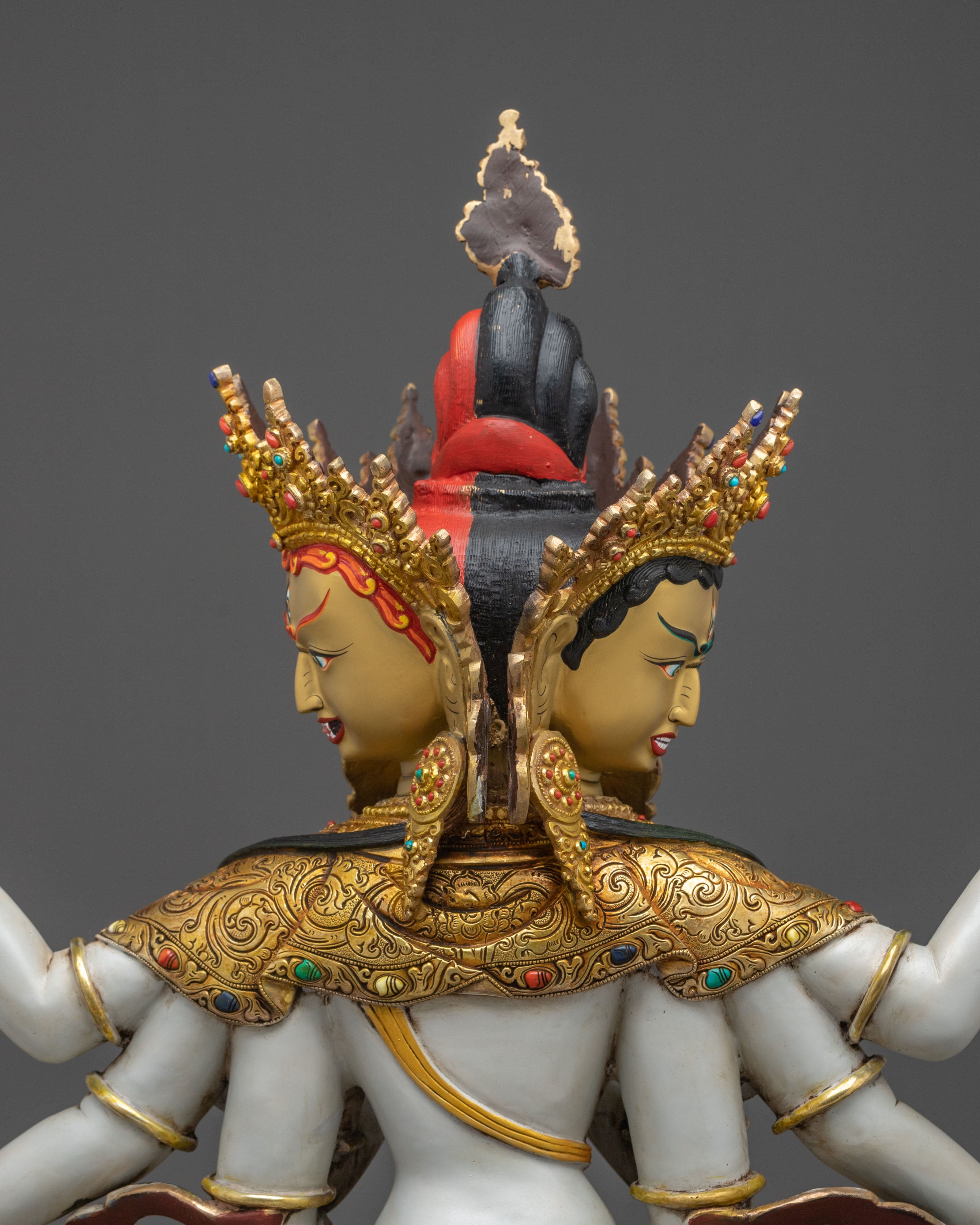 Three Face Dakini Namgyalma Statue | Goddess of Longevity and Purification