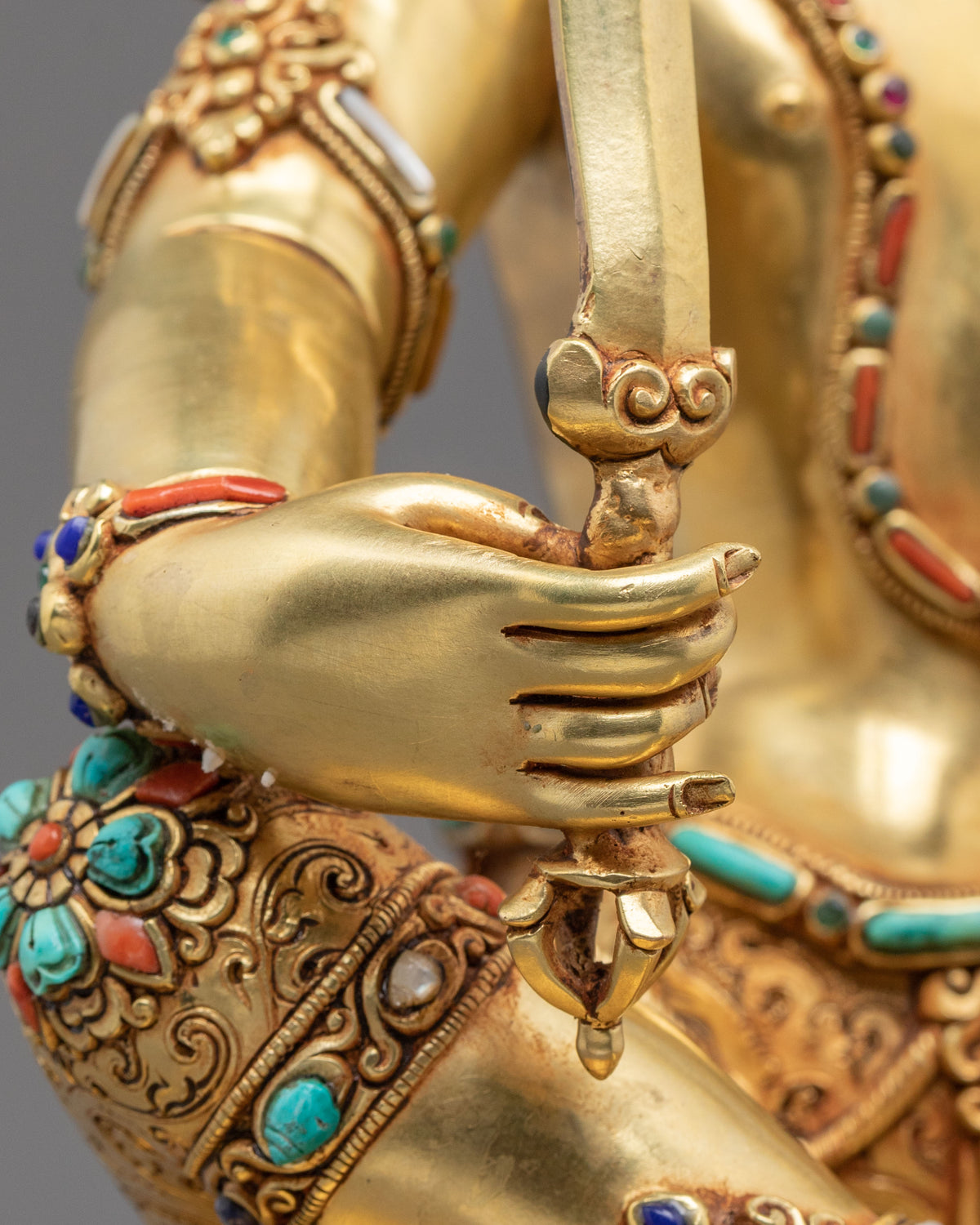 Manjushri Flaming Sword of Truth Statue