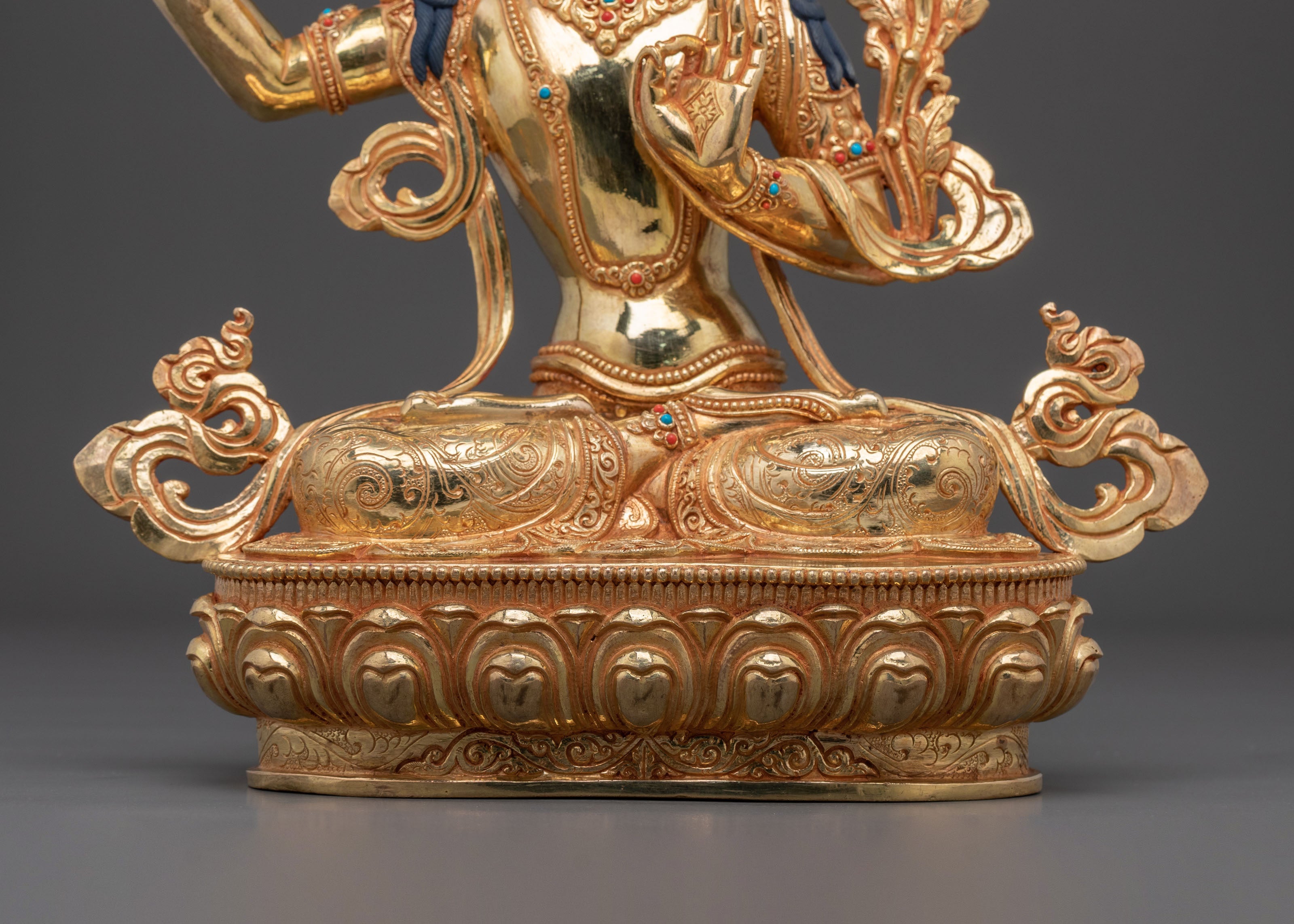 Manjushri Spiritual Figurine: Enlightened Wisdom Art