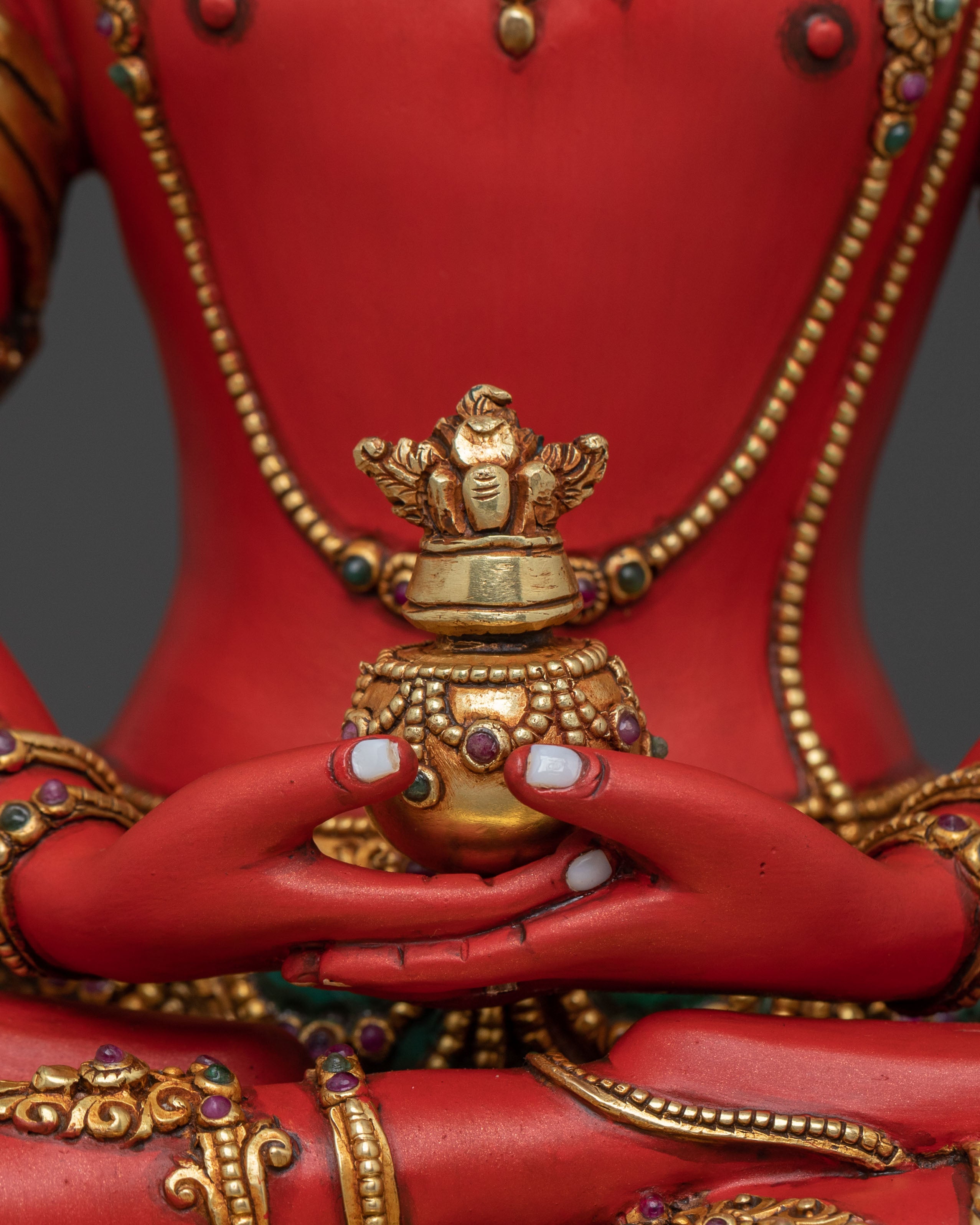 Majestic Amitayus Statue | Spiritual Home Decor