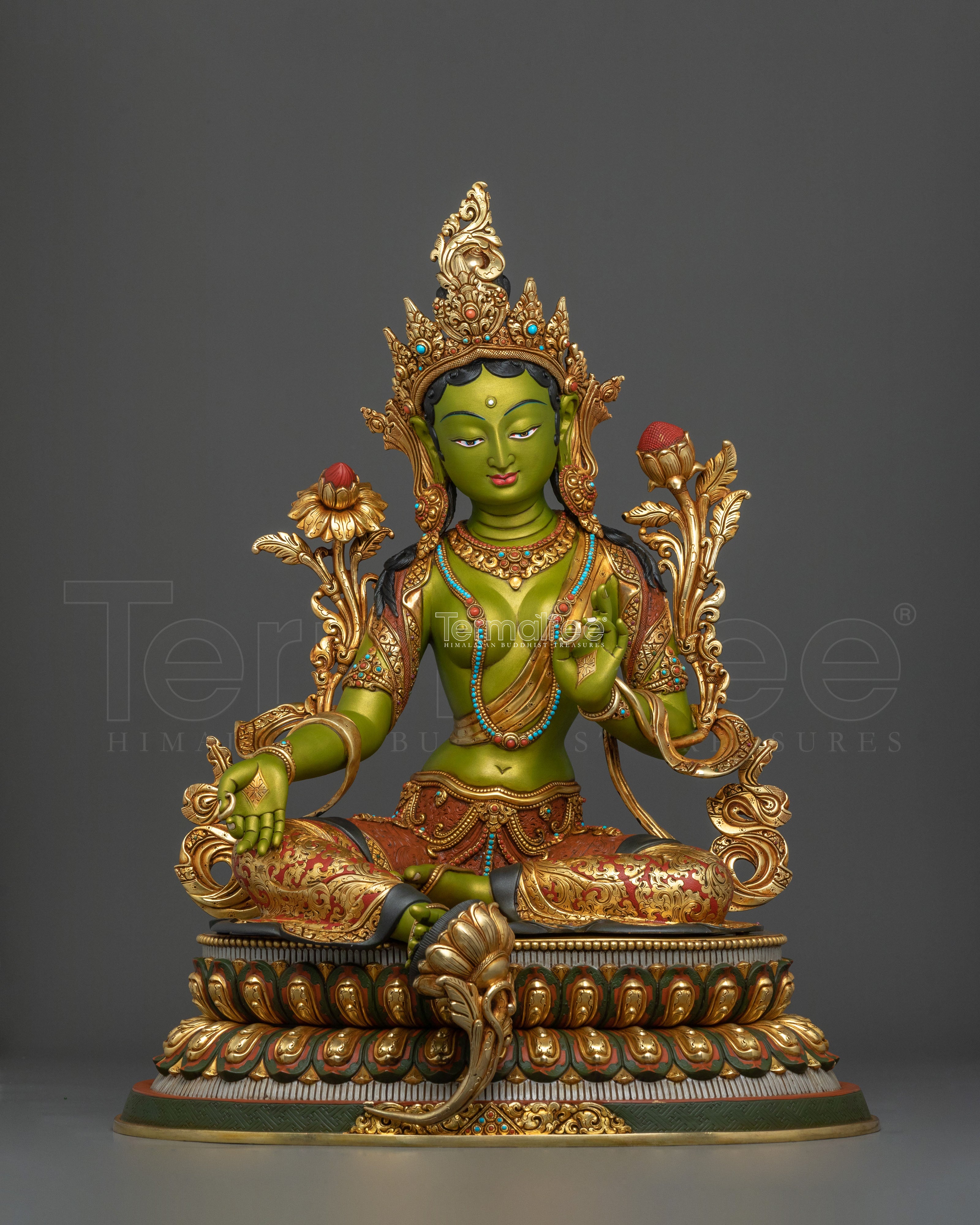 Green Tara Statue