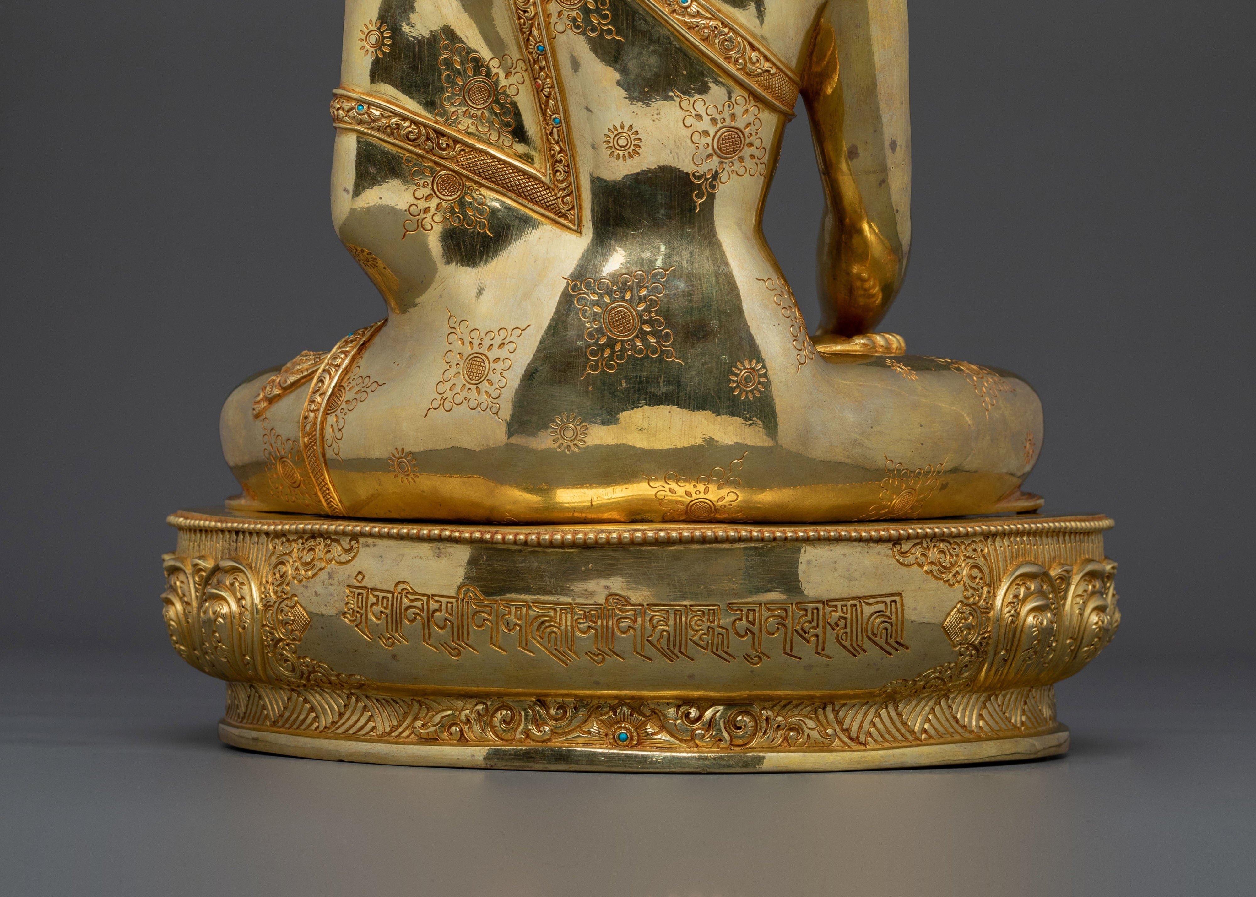 24K Gold Gilded handmade mitrugpa sacred statue