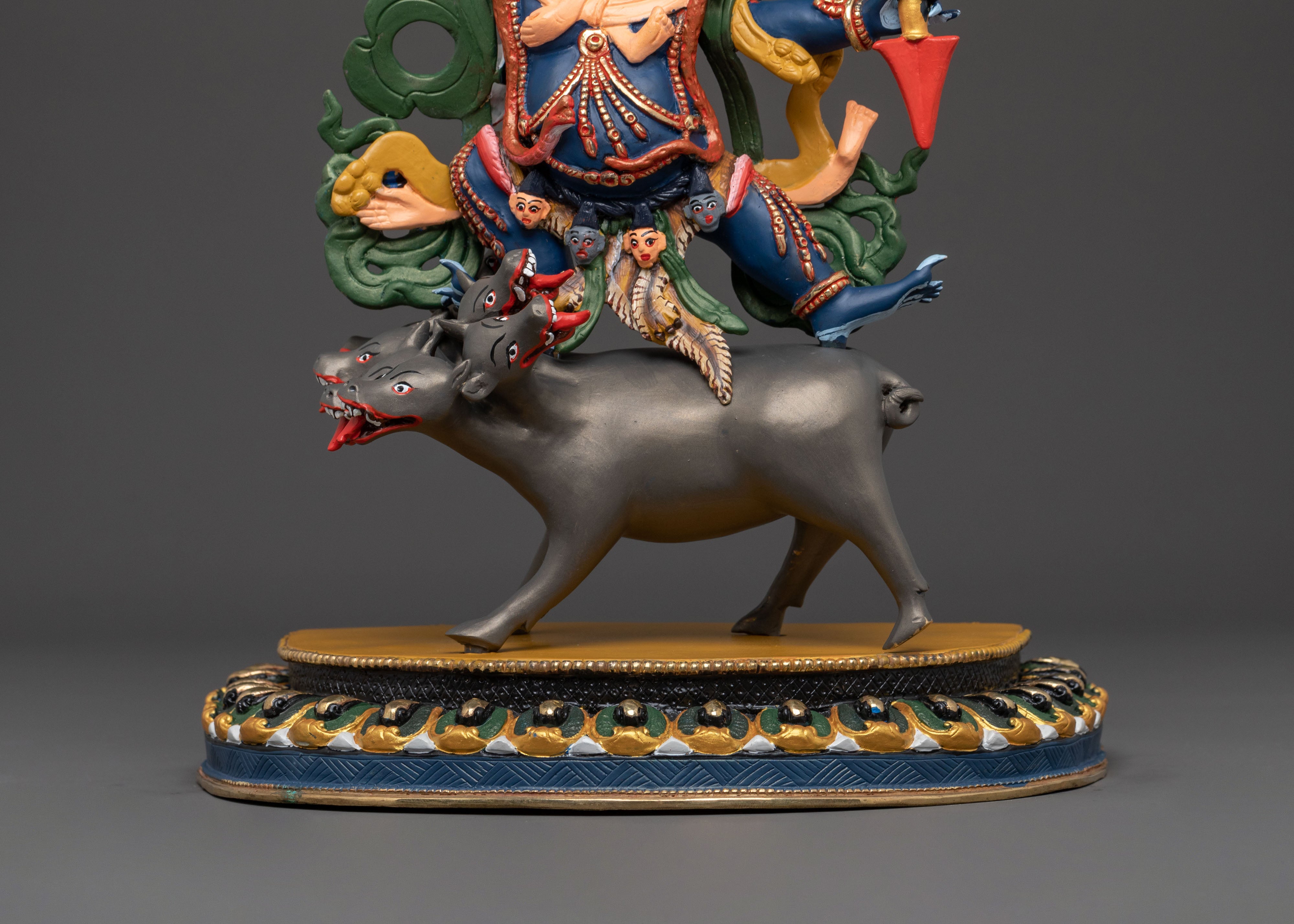 Handcrafted Dorje Gotrab Statue | Wrathful Deity
