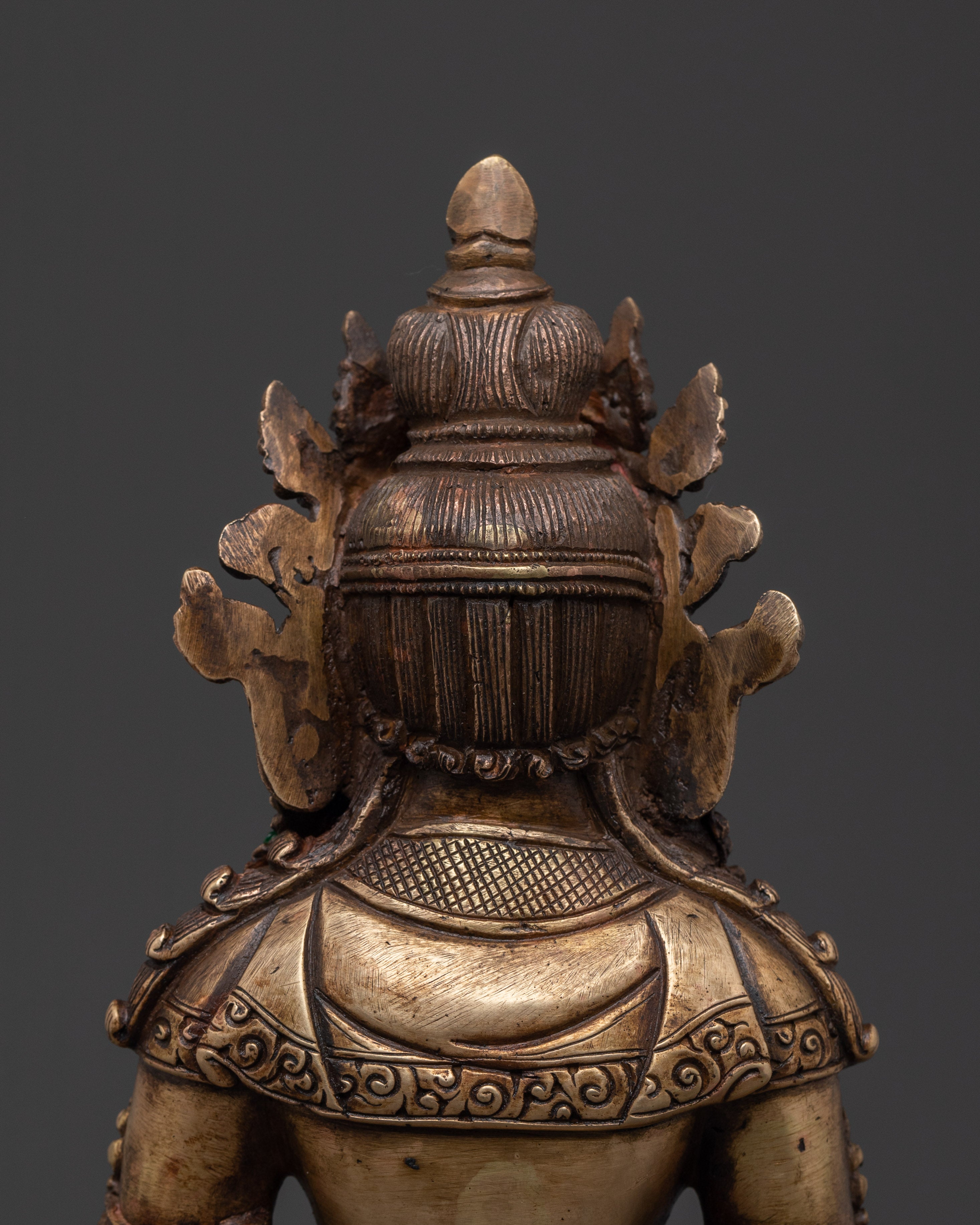 Amitayus Statue of Immortality | Bronze & Gemstone