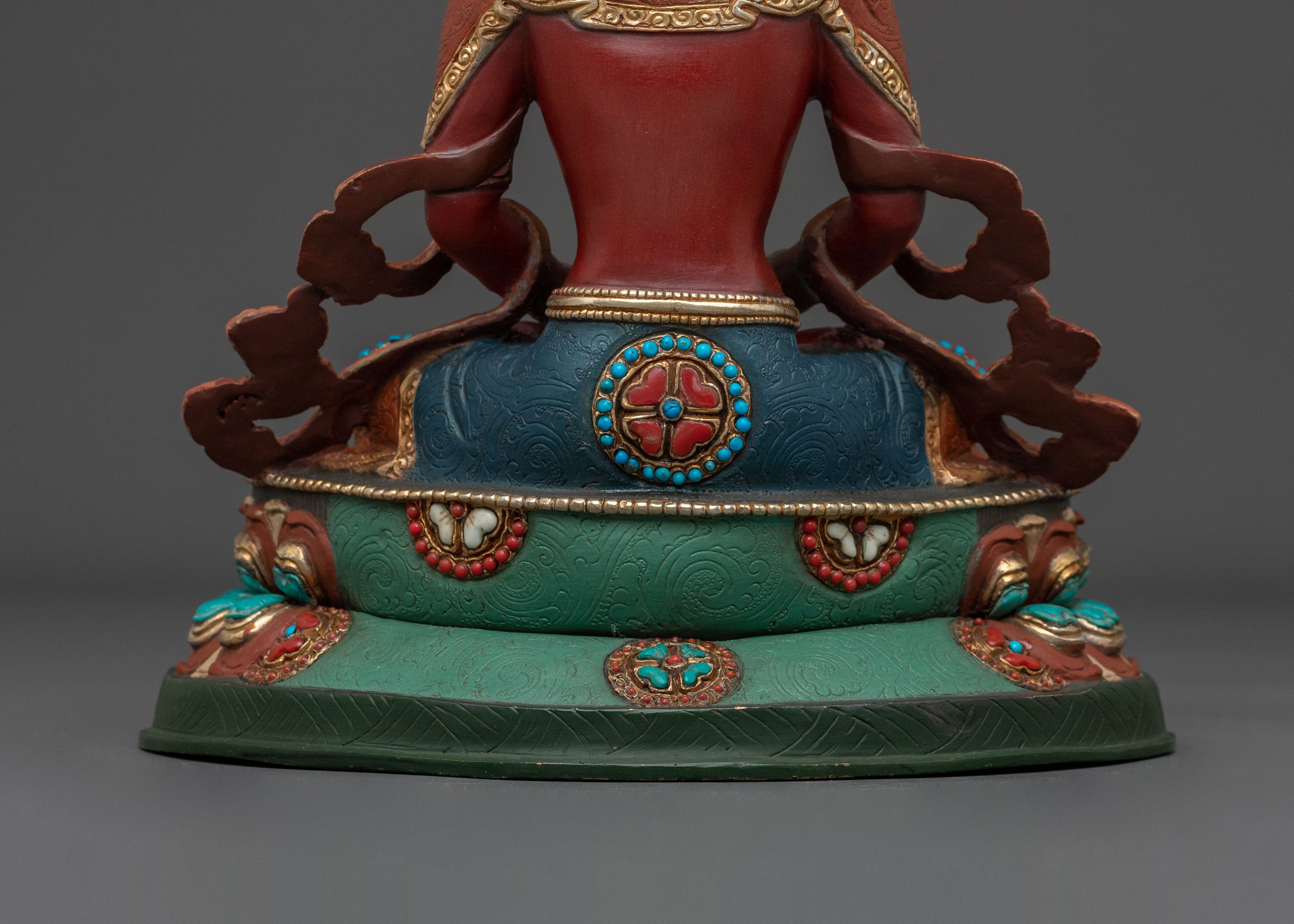 24K Gold Gilded Sacred Statue Set of Six Bodhisattva