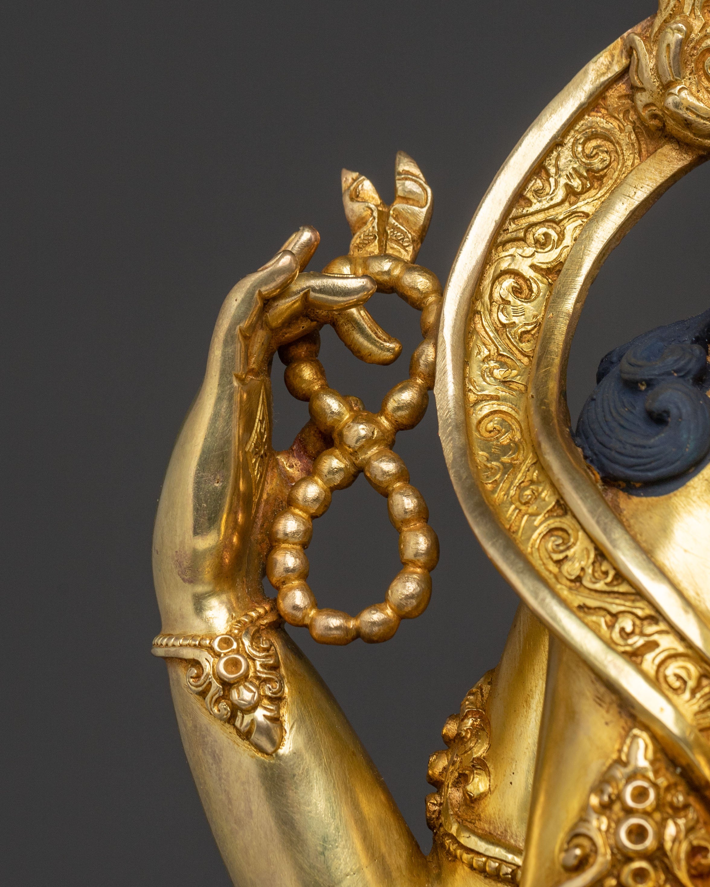 Chenrezig Statue | 24K Gold Gilded Bodhisattva
