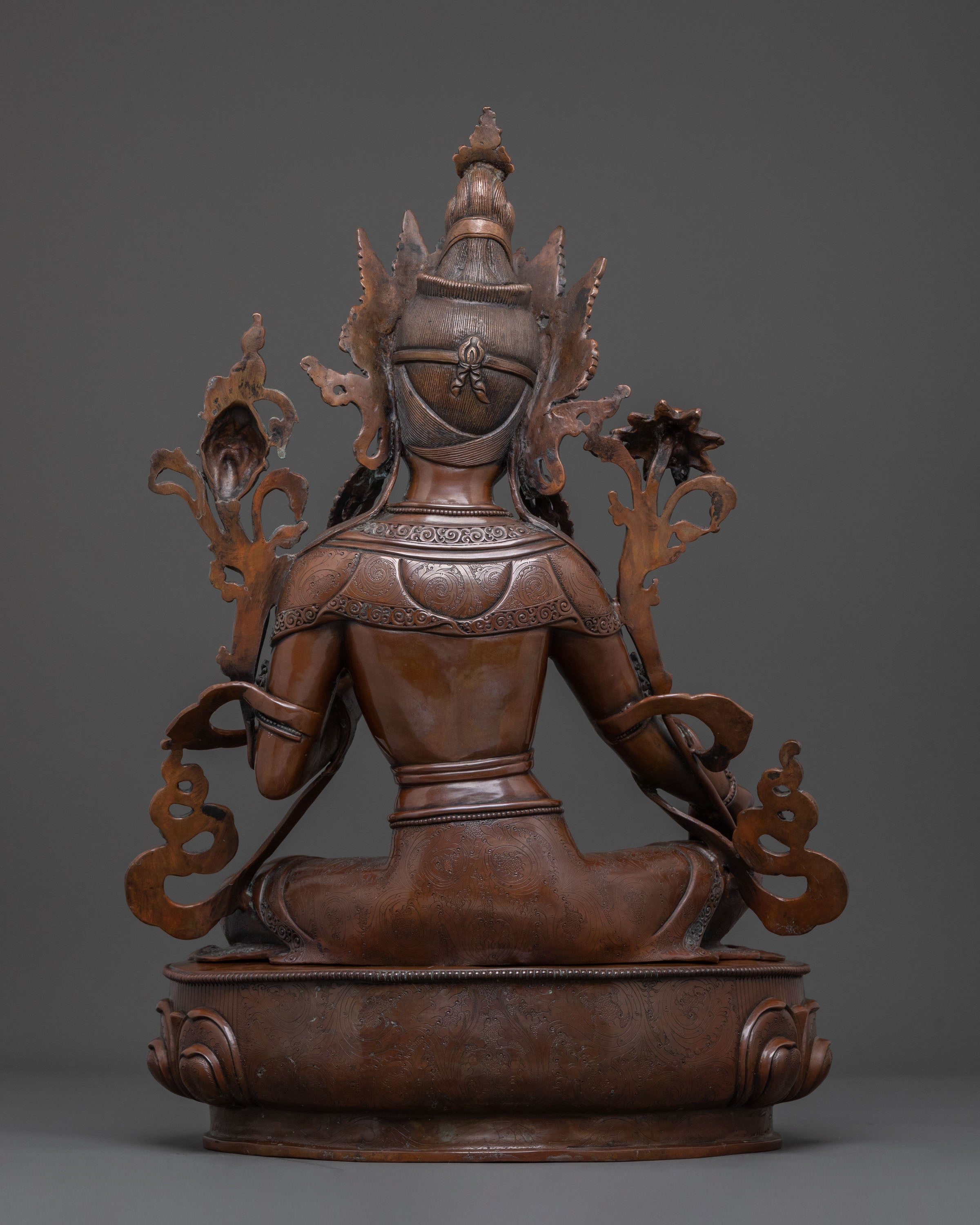 Handmade Green Tara Statue | Buddhist Goddess
