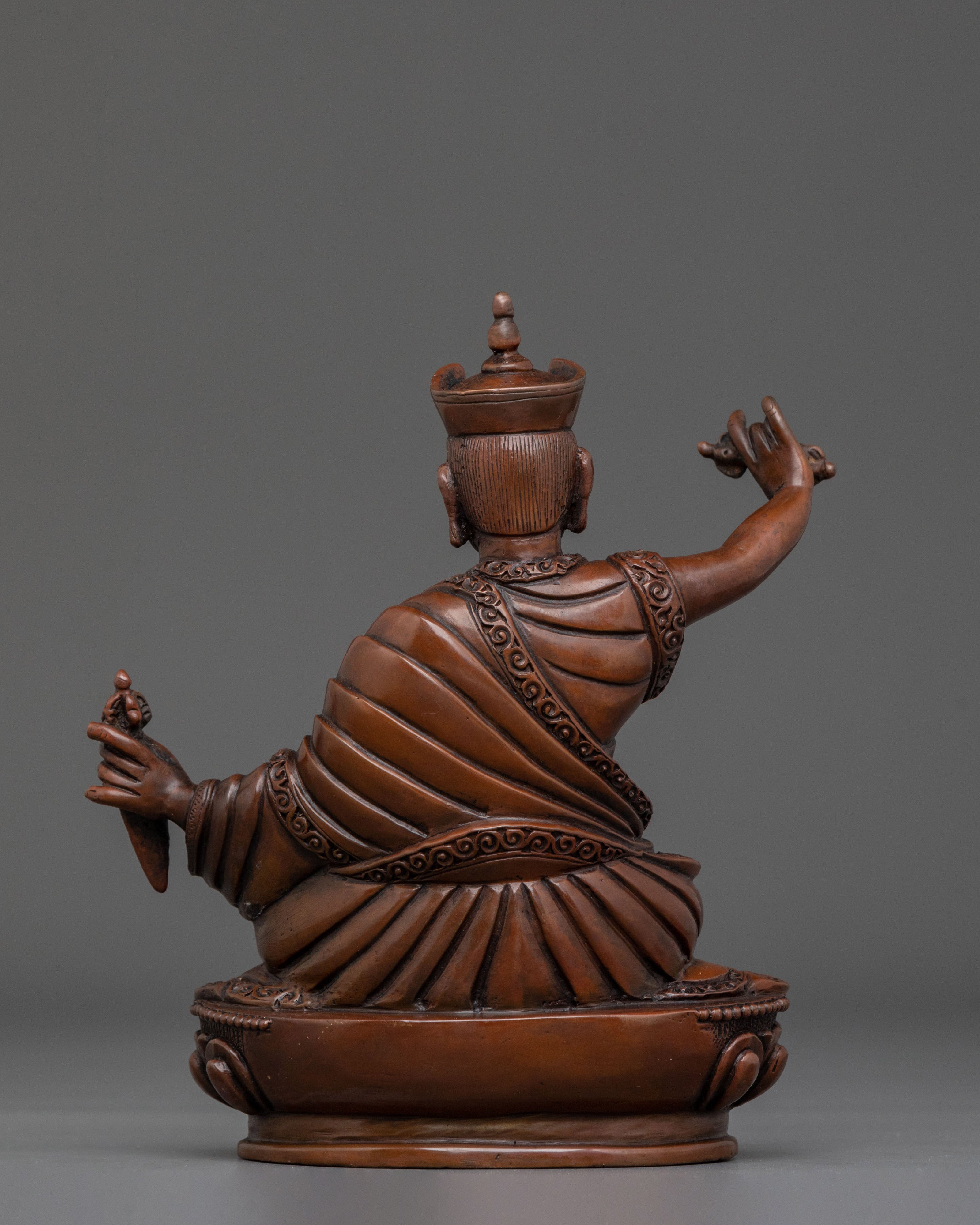 Tibetan Buddhist Master Karmapa Statue | Sacred Buddhist Altar Decor