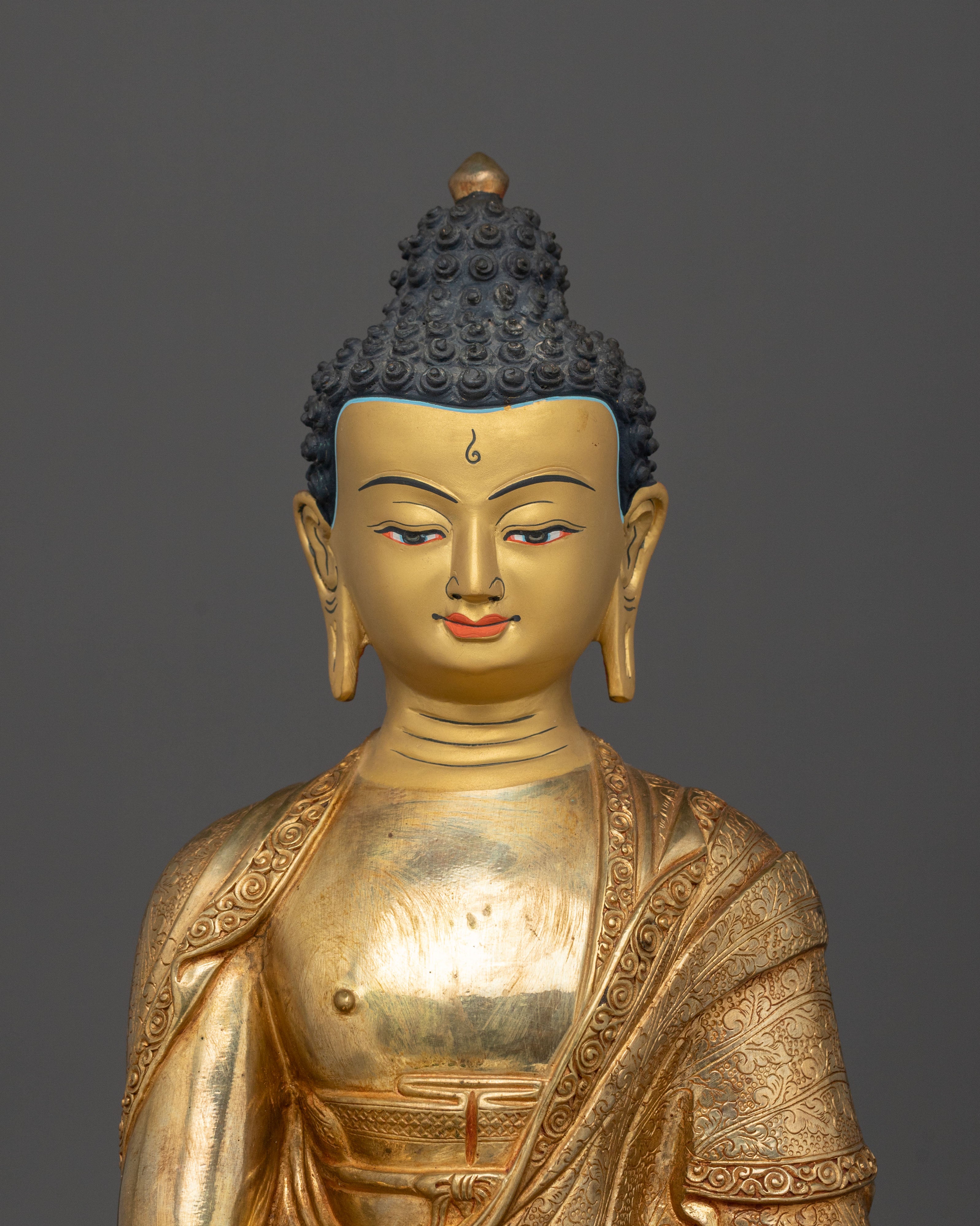 Shakyamuni Buddha Himalayan Figurine | Symbol of Enlightenment