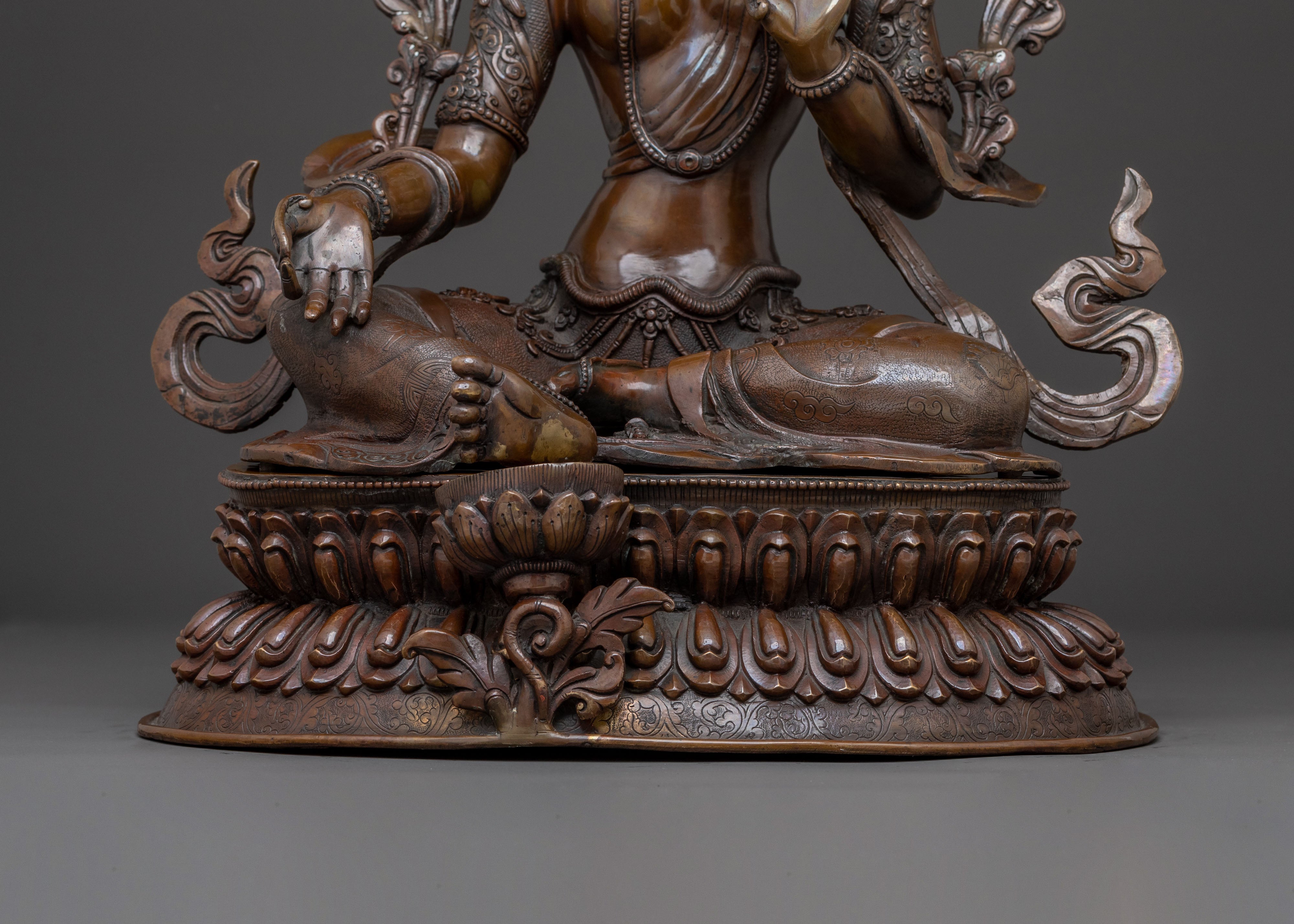 Compassion Green Tara Statue | Altar Decor
