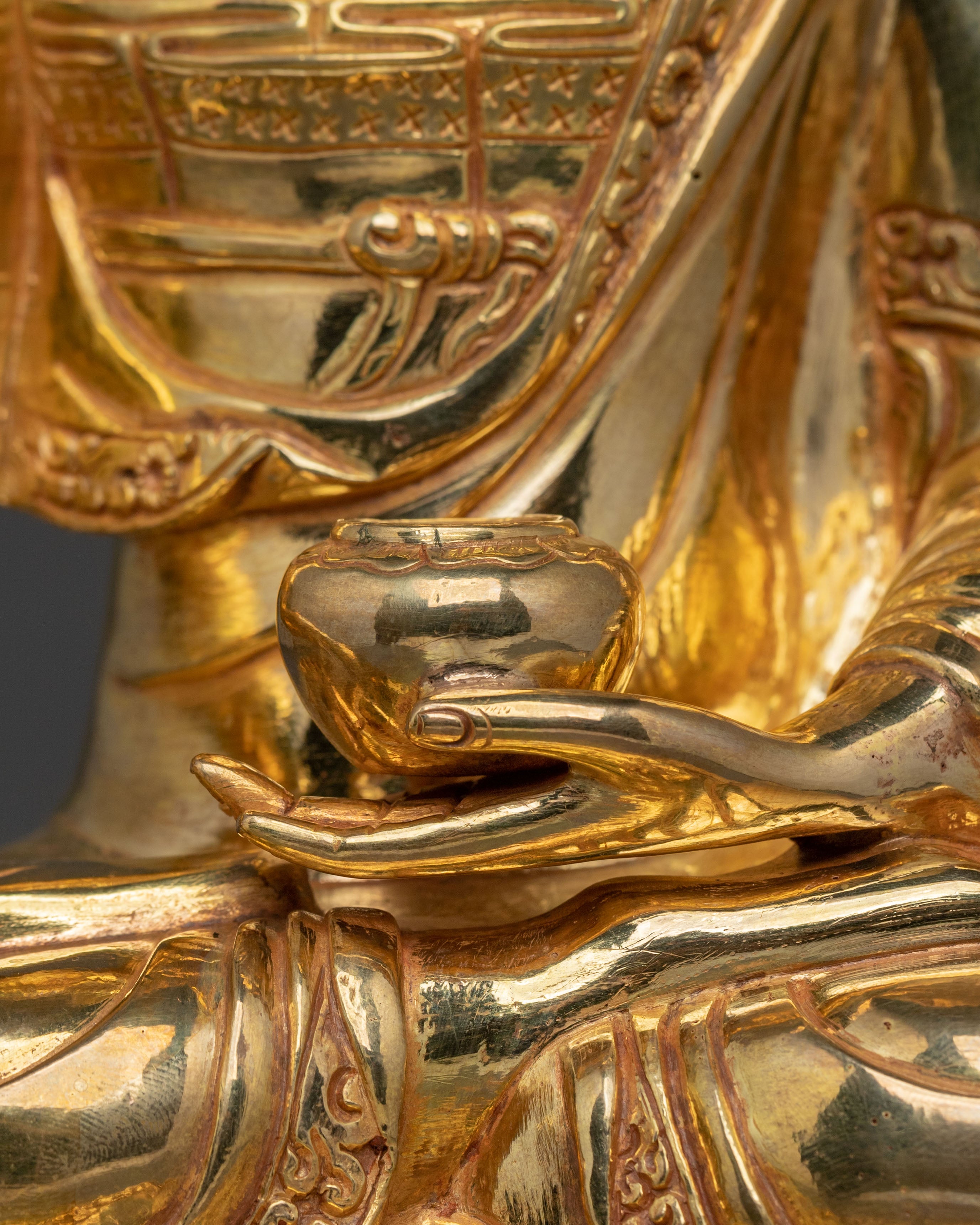 Handmade Shakyamuni Buddha Sculpture for Altar