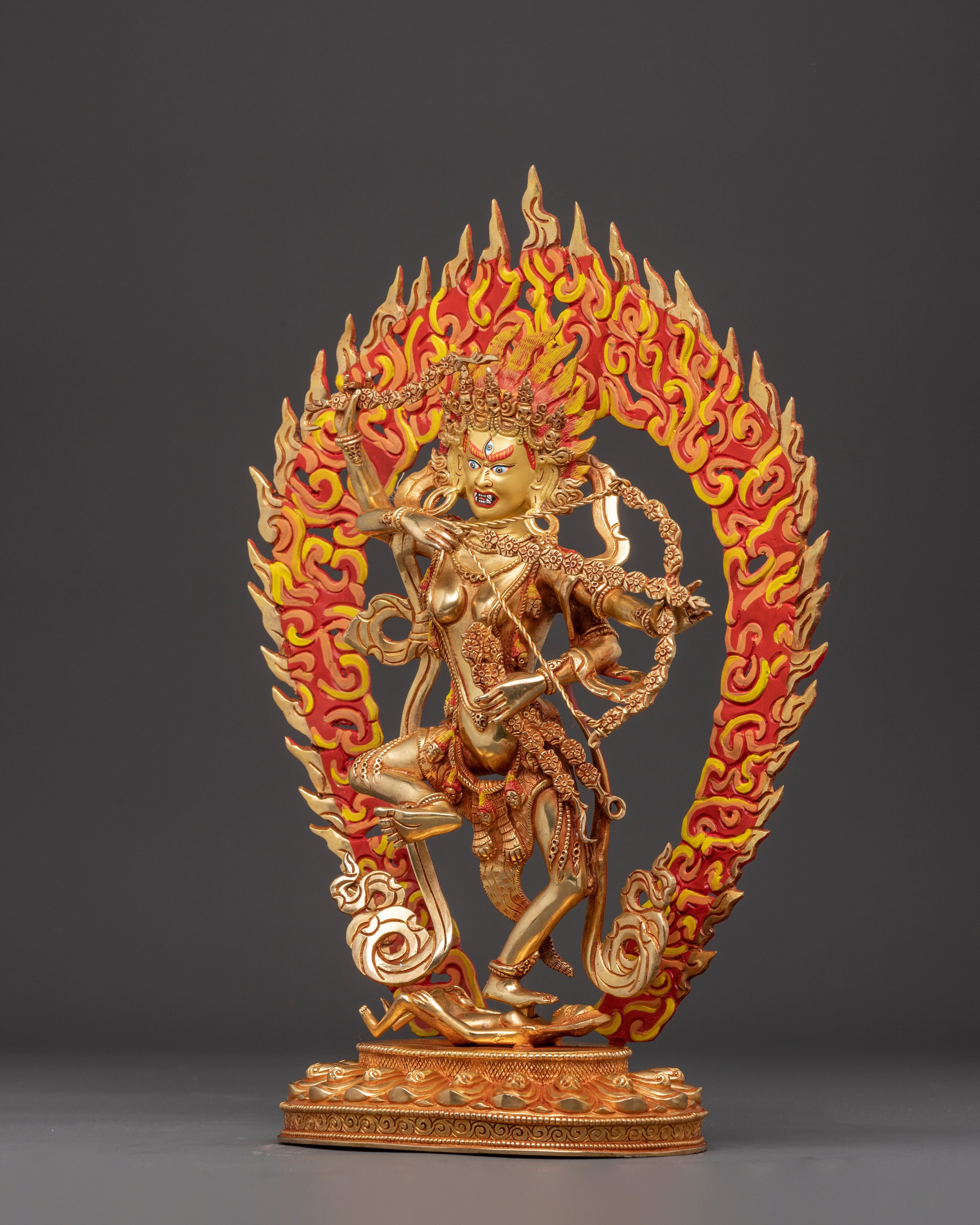 Goddess Kurukulla Sculpture: The Powerful Enchantress | Tantric Goddess of Love
