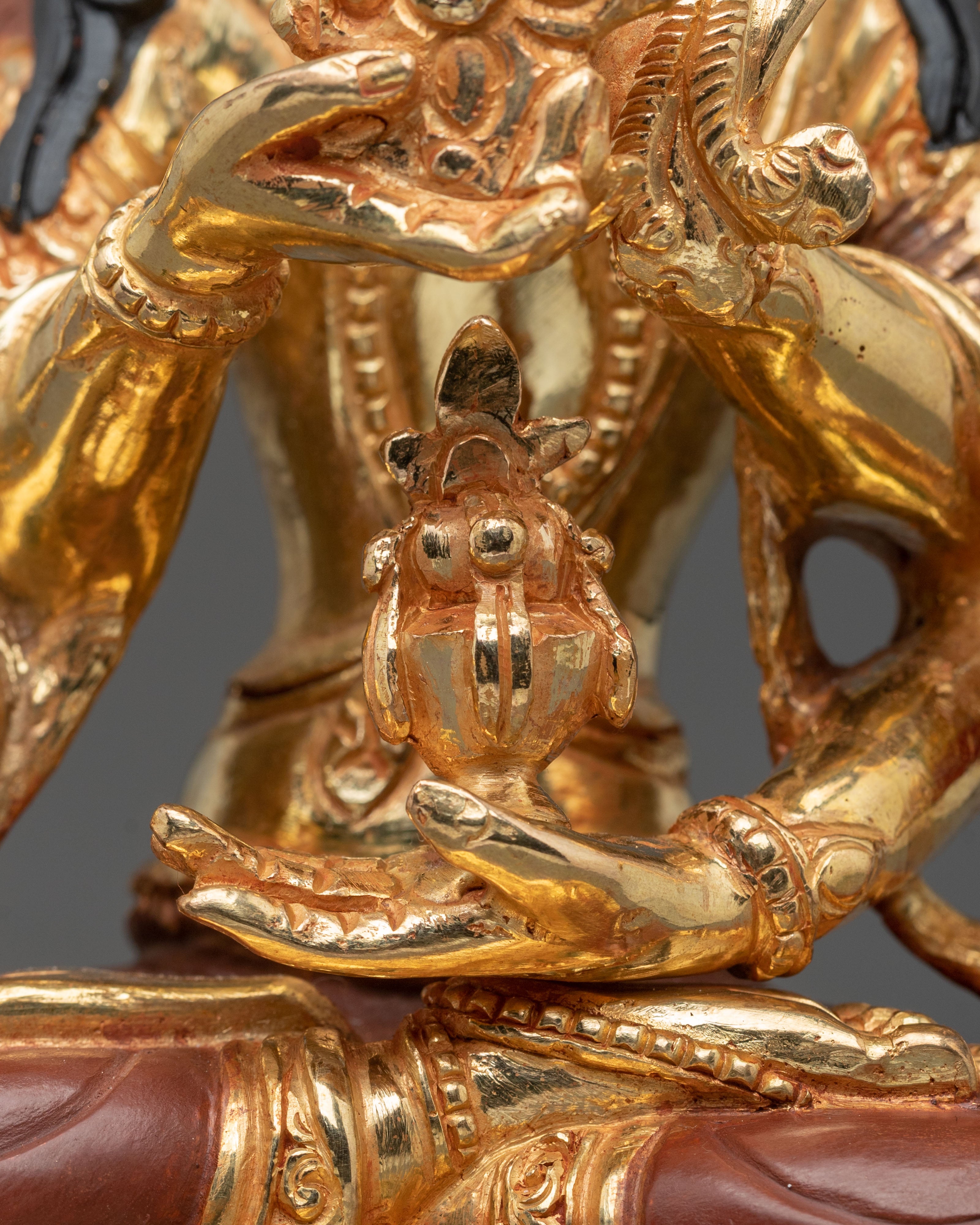 Namgyalma Statue | 24K Gold Gilded Goddess Figurine